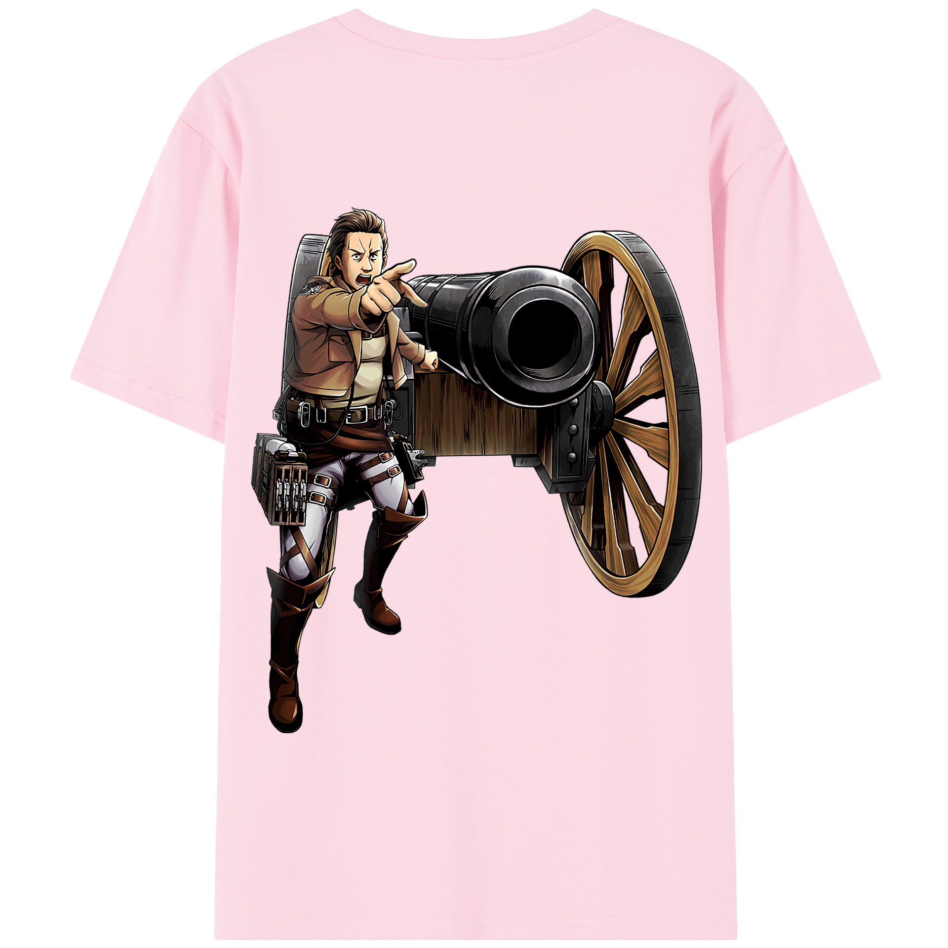 （画像用） 進撃の巨人 Attack on Titan 綿100％半袖Tシャツ（背面プリント）