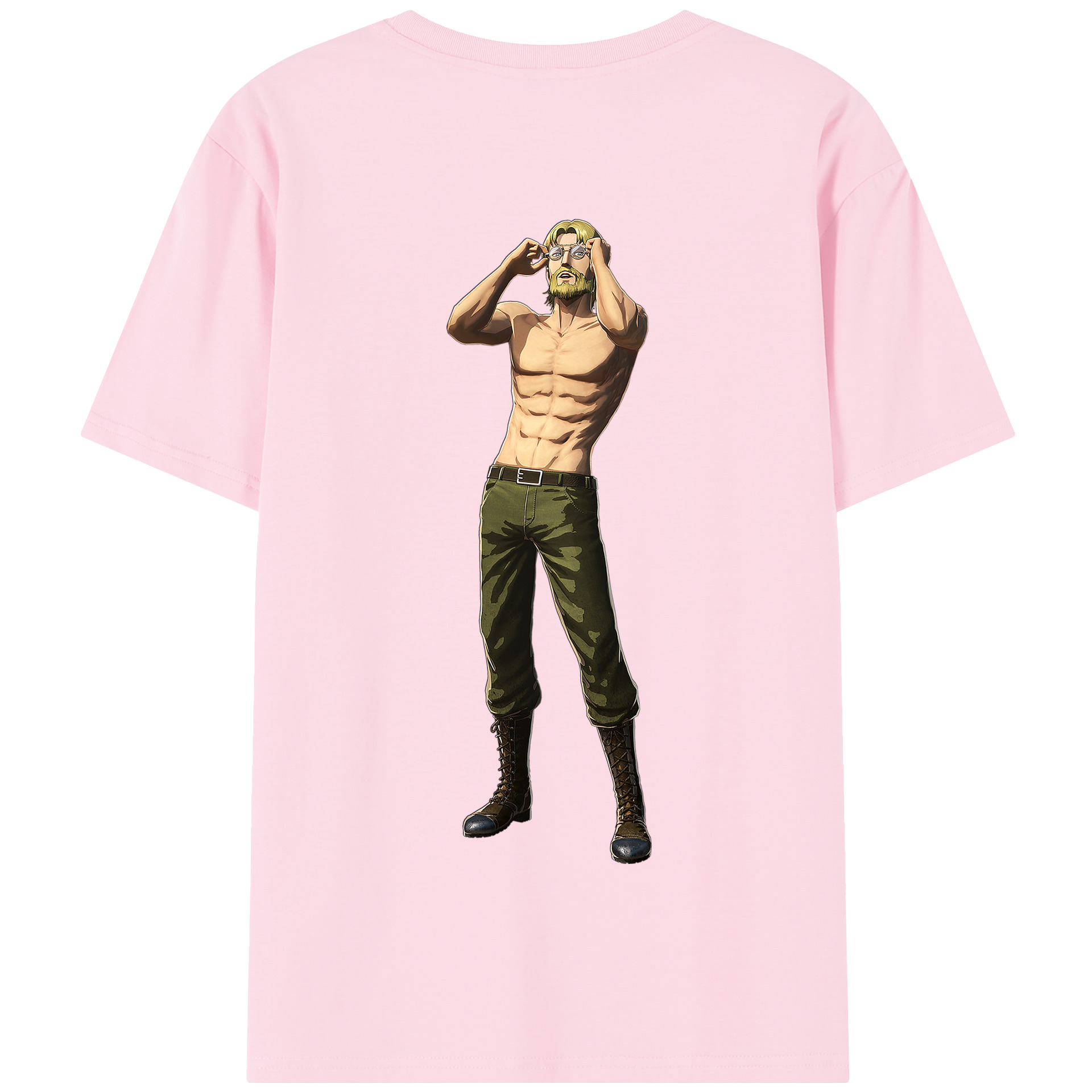 （画像用） 進撃の巨人 Attack on Titan 綿100％半袖Tシャツ（背面プリント）
