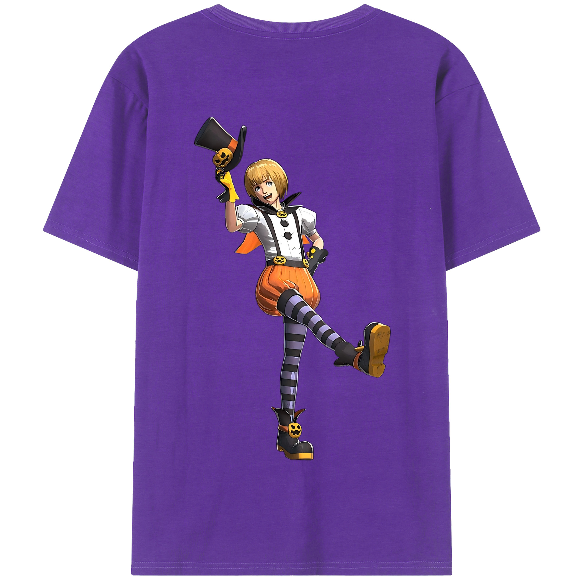 （画像用） 進撃の巨人 アルミン·アルレルト Attack on Titan Armin Arlert 綿100％半袖Tシャツ（背面プリント）