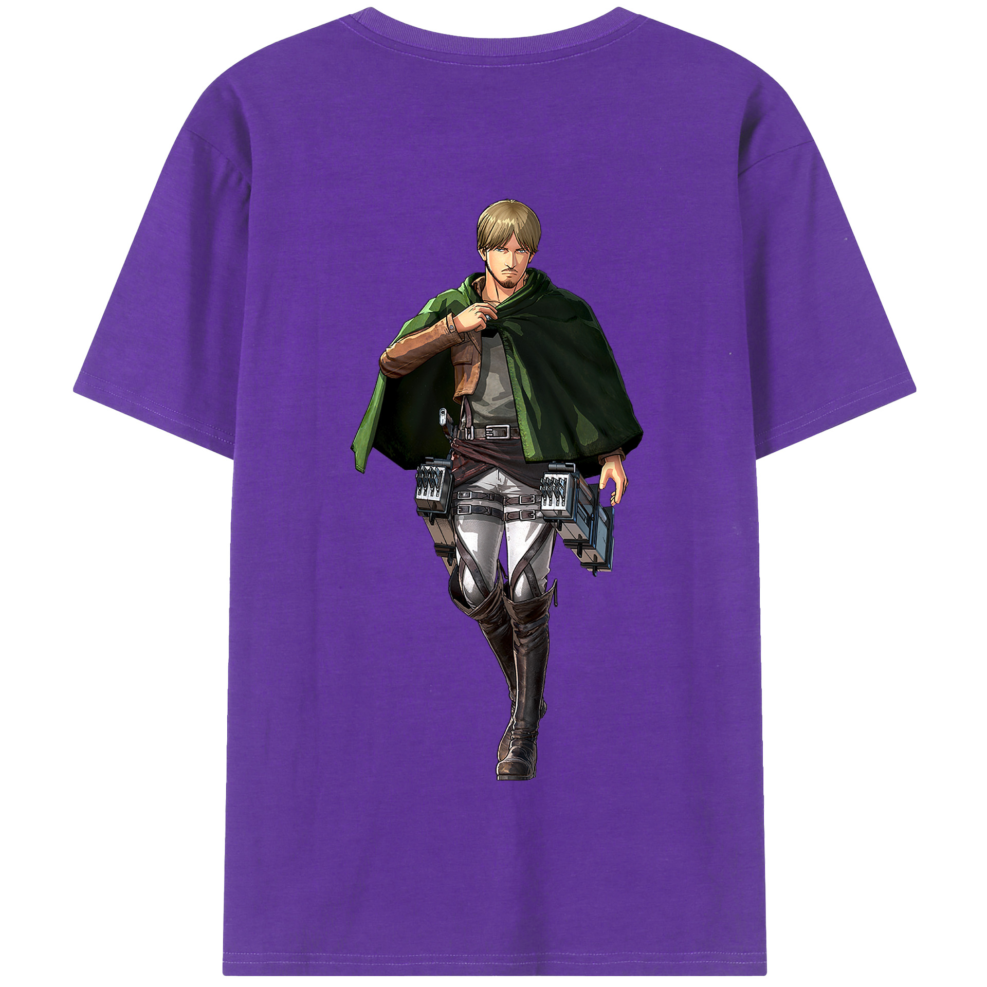 （画像用） 進撃の巨人 ミケ·ザカリアス Attack on Titan Mike Zakarius 綿100％半袖Tシャツ（背面プリント）