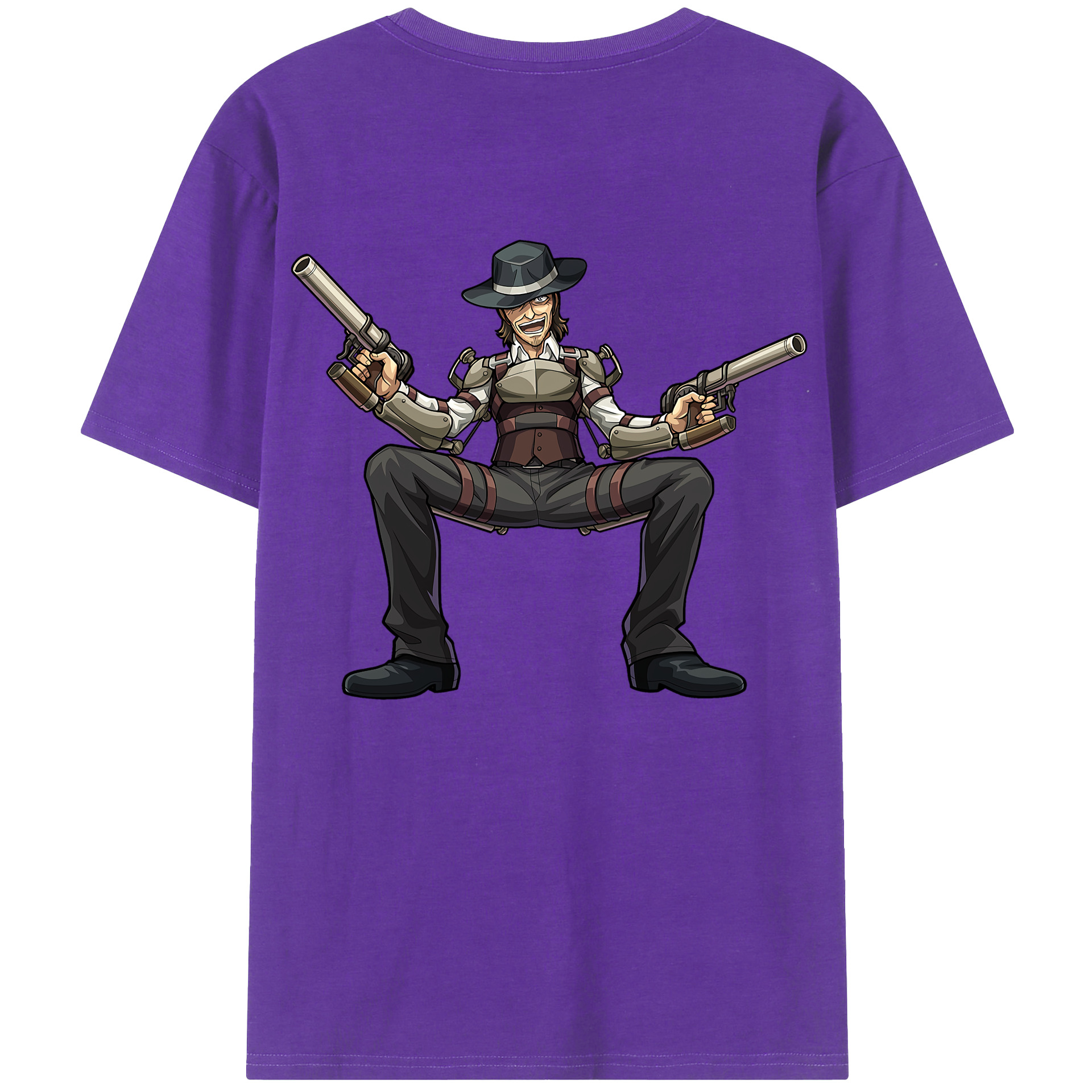 （画像用） 進撃の巨人 ケニー·アッカーマン Attack on Titan Kenny Ackerman 綿100％半袖Tシャツ（背面プリント）