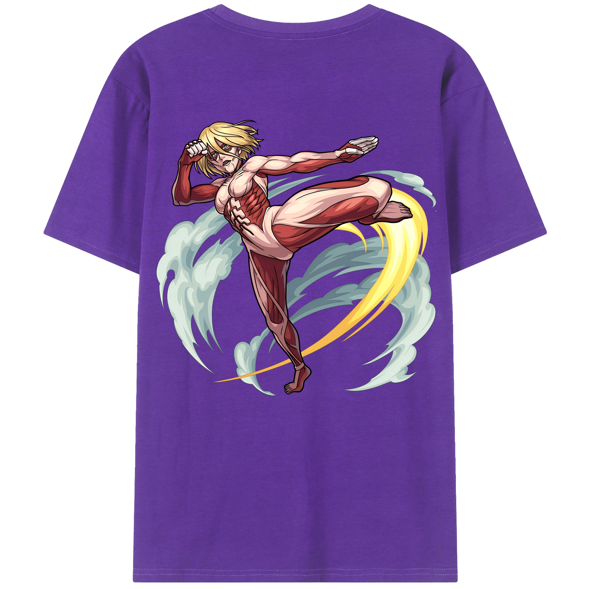 （画像用） 進撃の巨人 Attack on Titan 綿100％半袖Tシャツ（背面プリント）