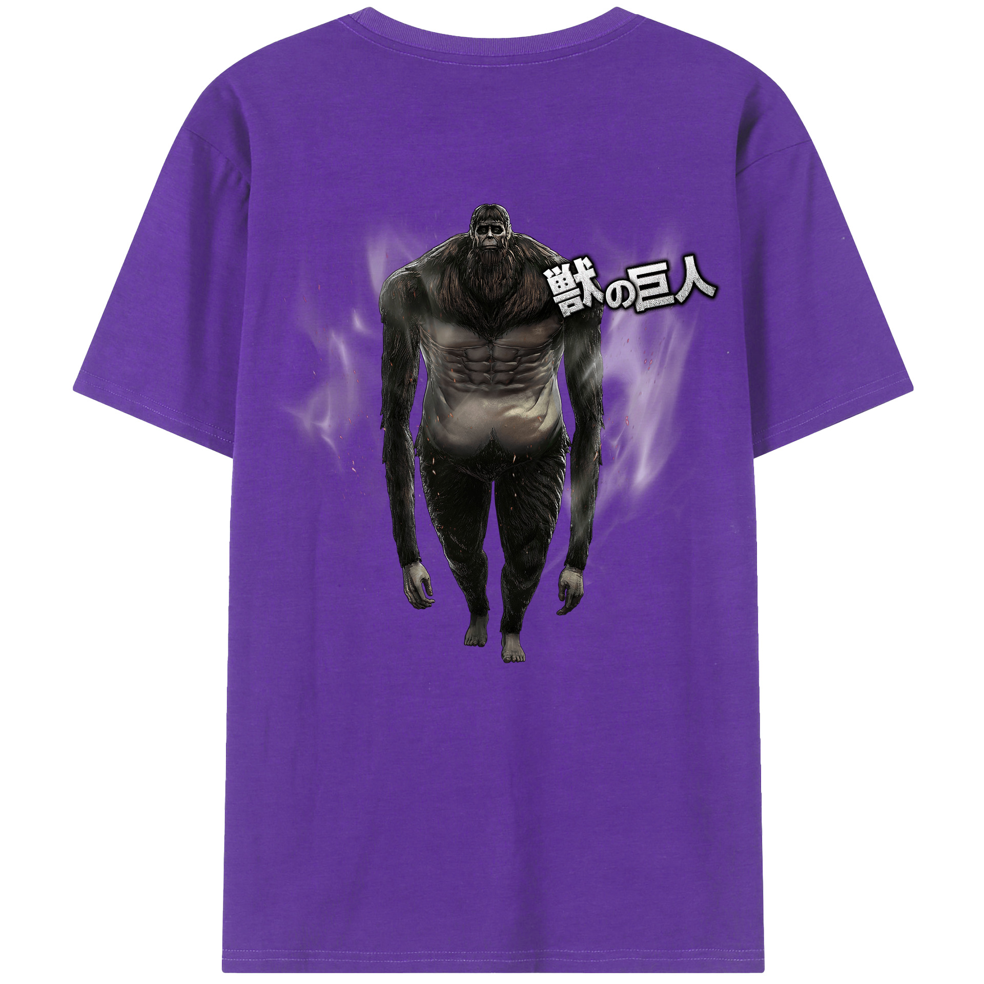 （画像用） 進撃の巨人 Attack on Titan 綿100％半袖Tシャツ（背面プリント）