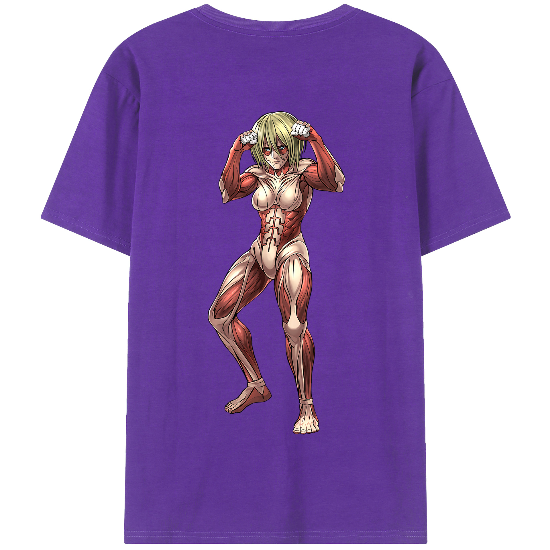 （画像用） 進撃の巨人 Attack on Titan 綿100％半袖Tシャツ（背面プリント）