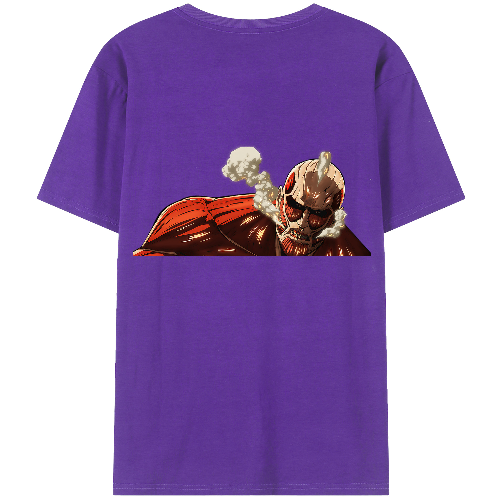 （画像用） 進撃の巨人 Attack on Titan 綿100％半袖Tシャツ（背面プリント）