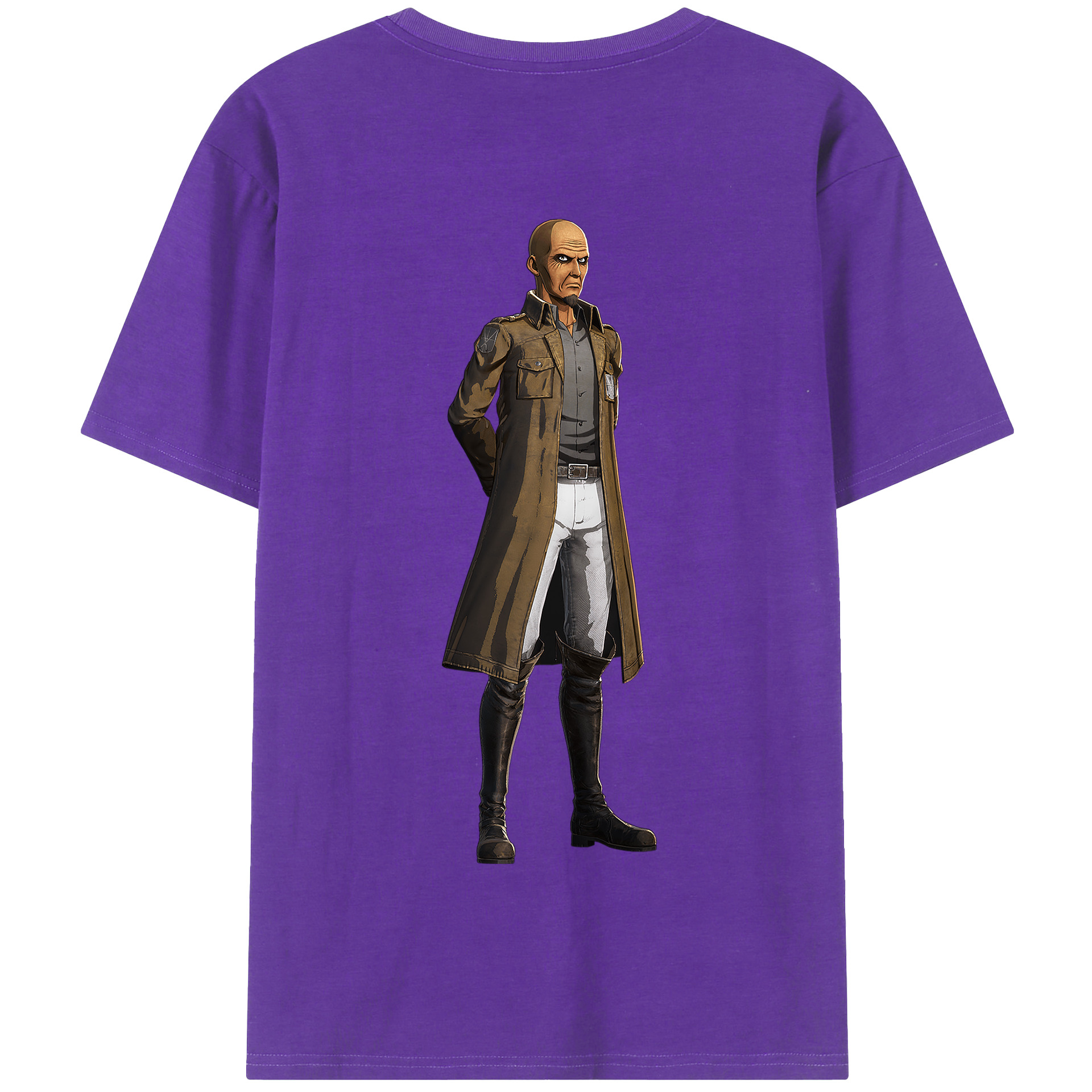 （画像用） 進撃の巨人 Attack on Titan 綿100％半袖Tシャツ（背面プリント）