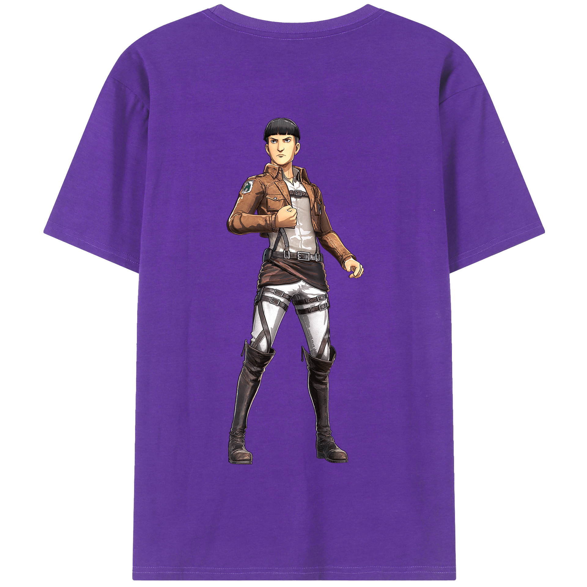 （画像用） 進撃の巨人 Attack on Titan 綿100％半袖Tシャツ（背面プリント）