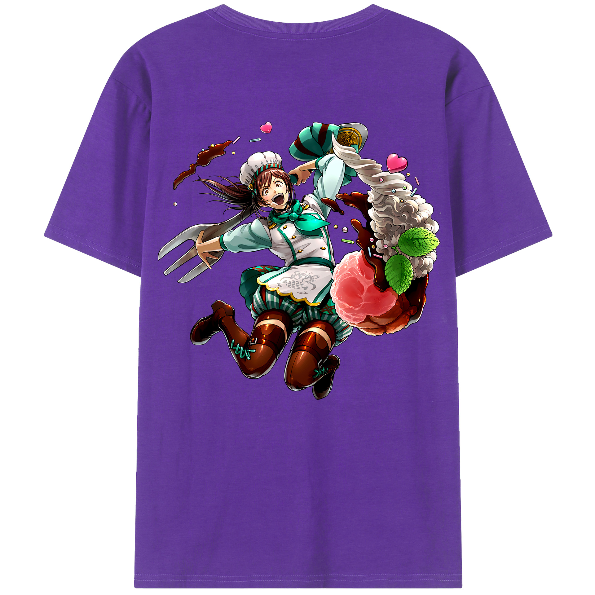 （画像用） 進撃の巨人 サシャ·ブラウス Attack on Titan Sasha Blaus 綿100％半袖Tシャツ（背面プリント）