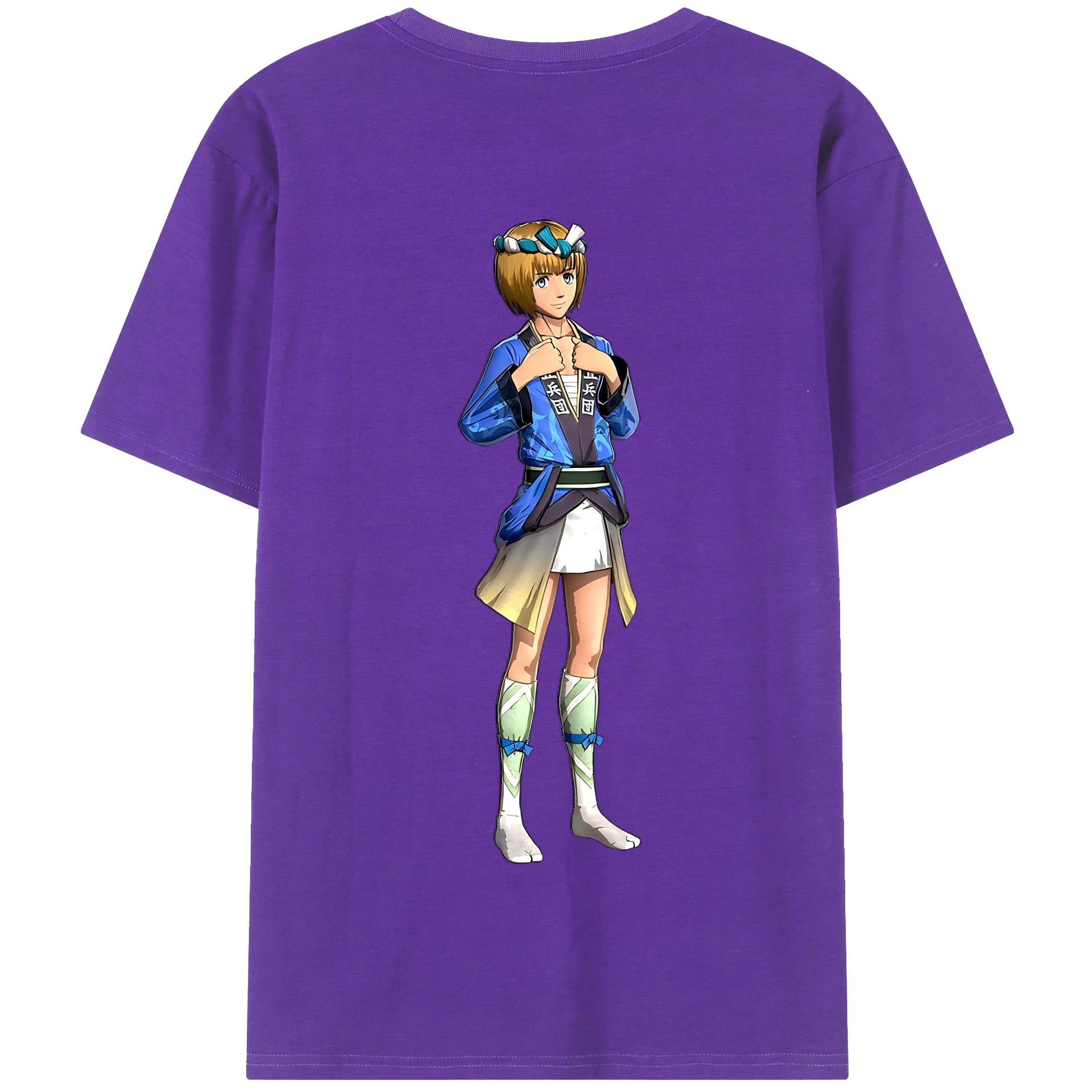 （画像用） 進撃の巨人 アルミン·アルレルト Attack on Titan Armin Arlert 綿100％半袖Tシャツ（背面プリント）