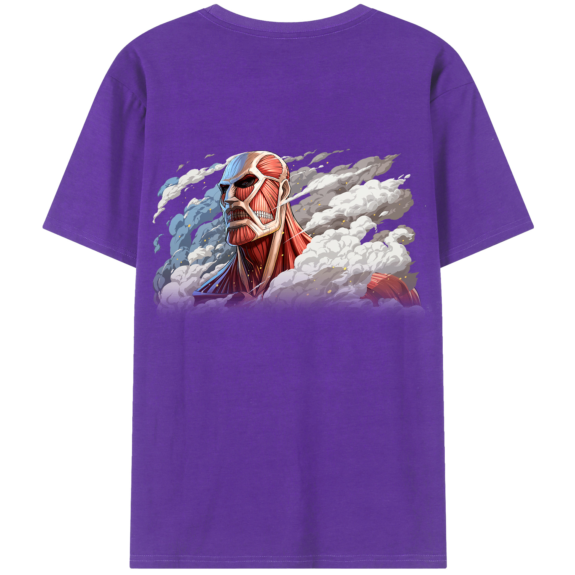 （画像用） 進撃の巨人 Attack on Titan 綿100％半袖Tシャツ（背面プリント）