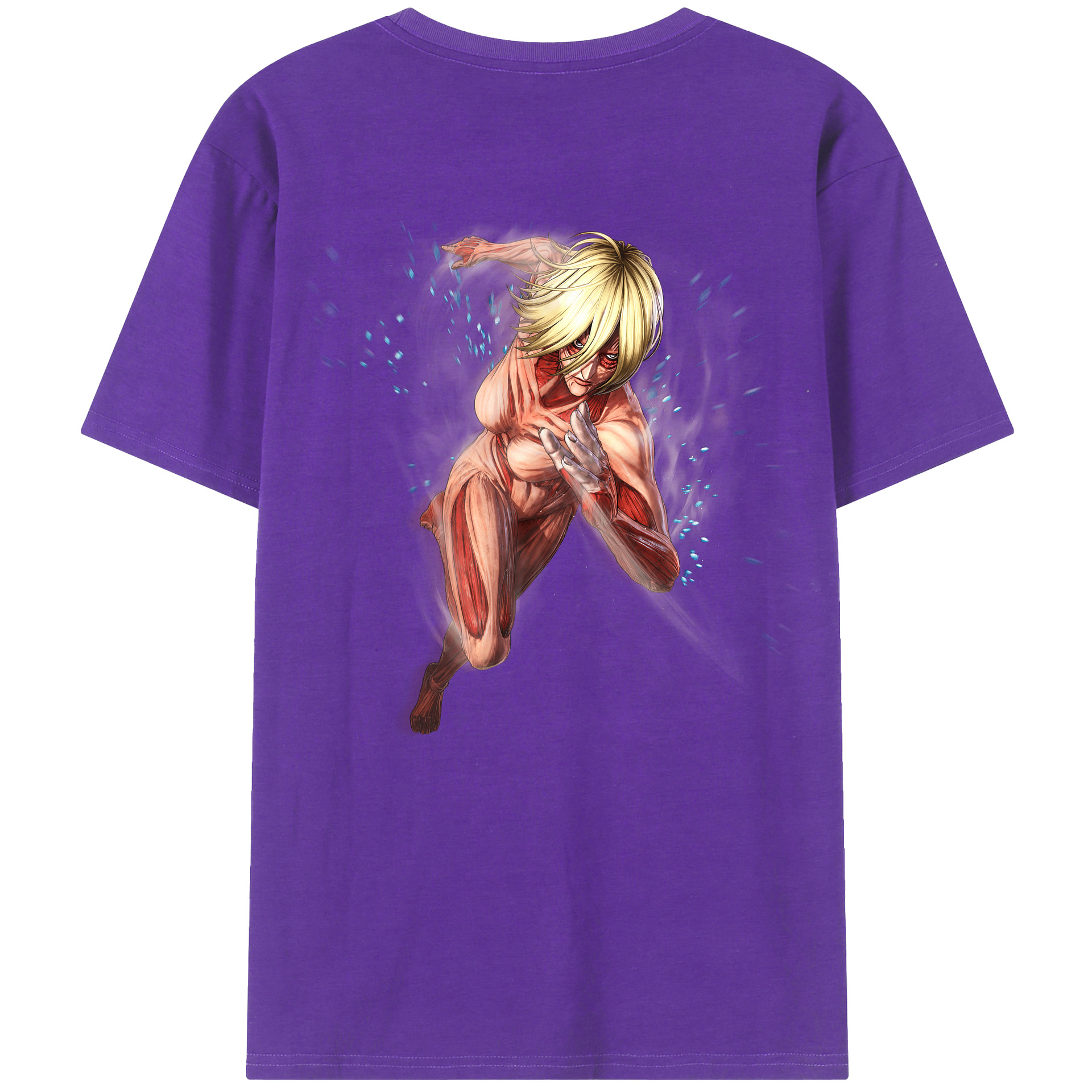 （画像用） 進撃の巨人 Attack on Titan 綿100％半袖Tシャツ（背面プリント）