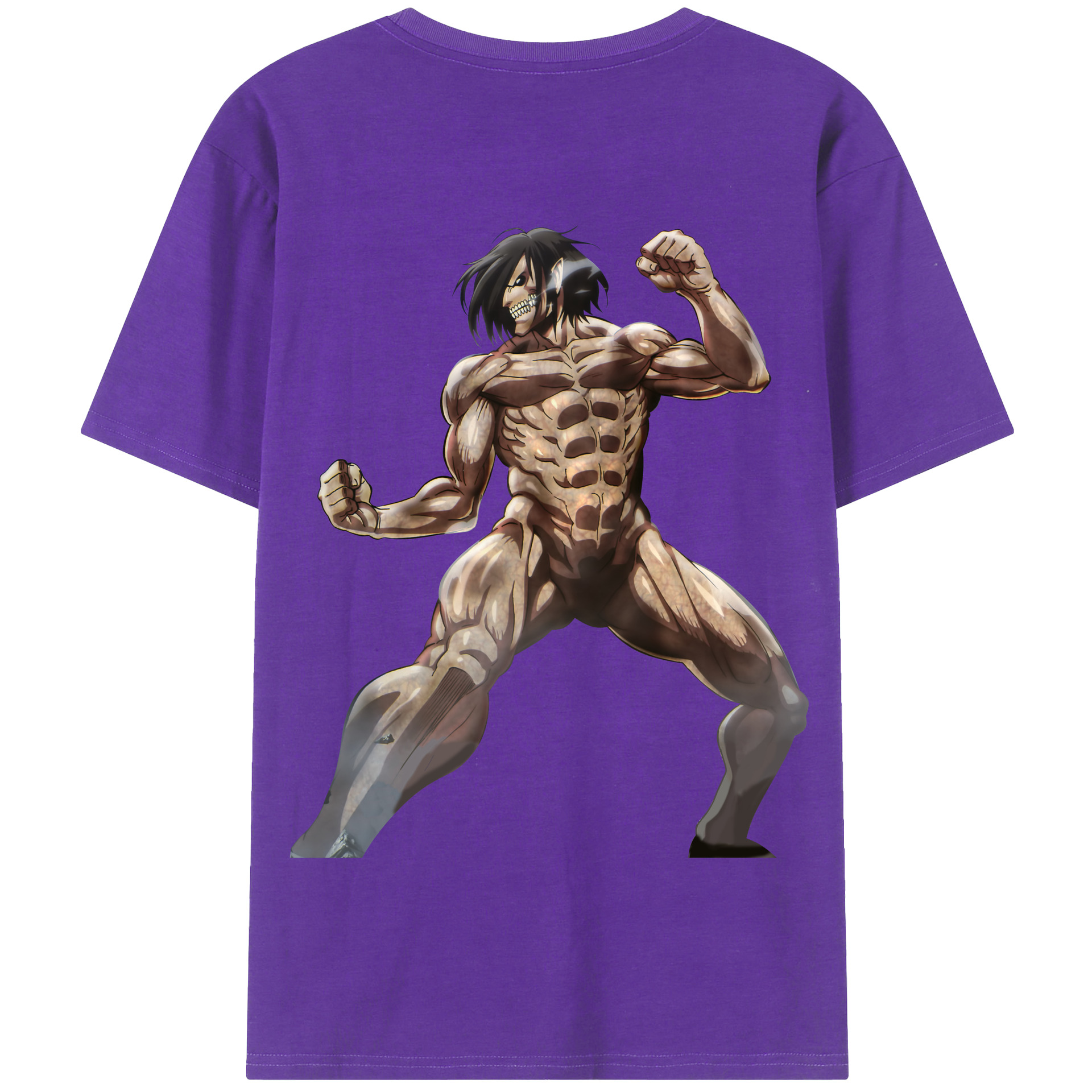 （画像用） 進撃の巨人 Attack on Titan 綿100％半袖Tシャツ（背面プリント）