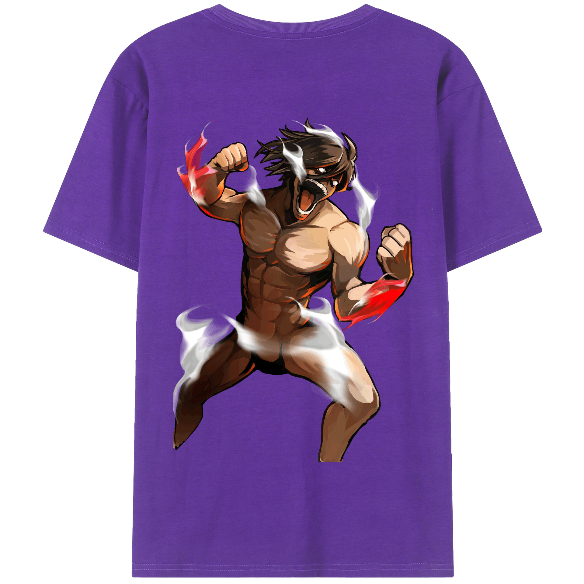 （画像用） 進撃の巨人 Attack on Titan 綿100％半袖Tシャツ（背面プリント）