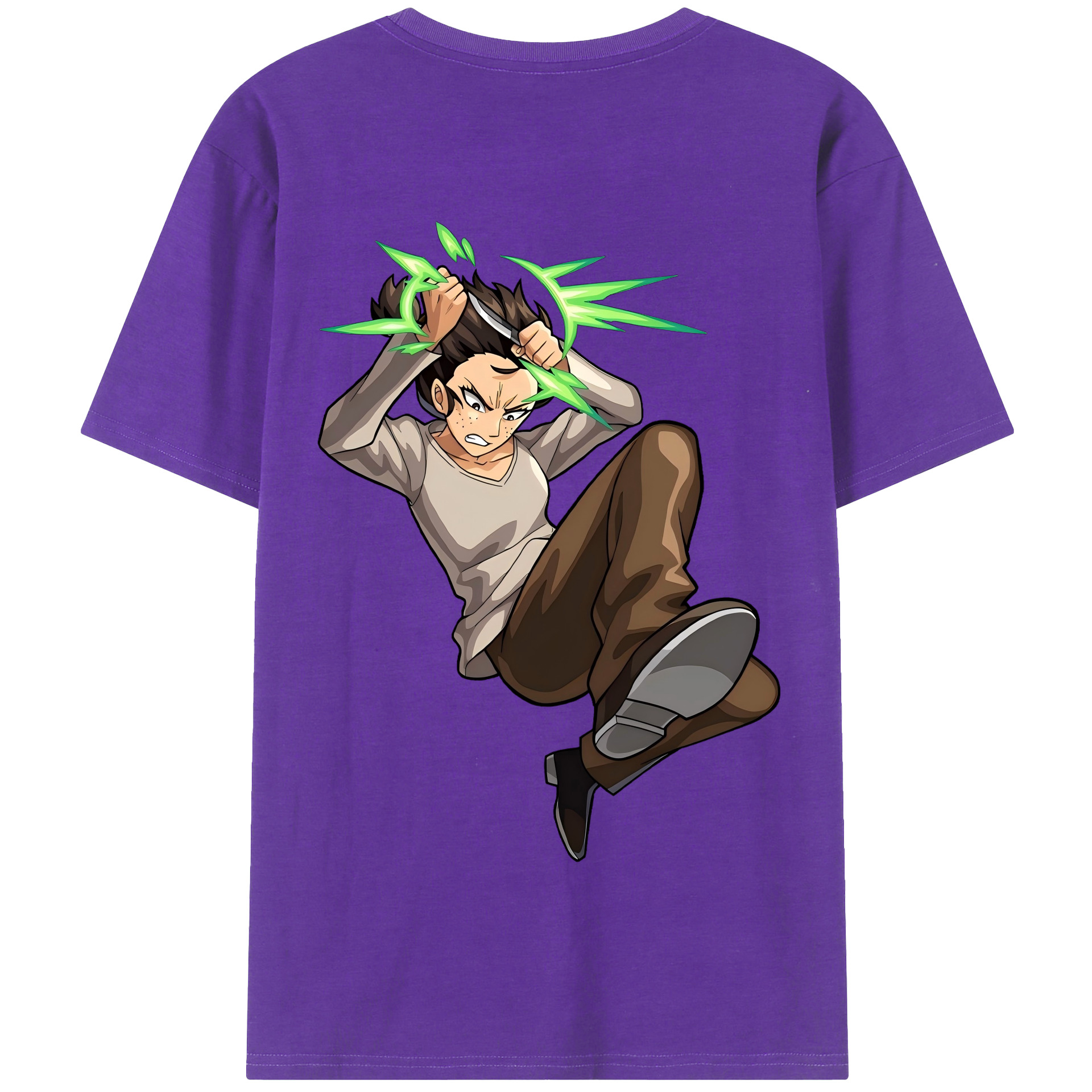 （画像用） 進撃の巨人 Attack on Titan 綿100％半袖Tシャツ（背面プリント）