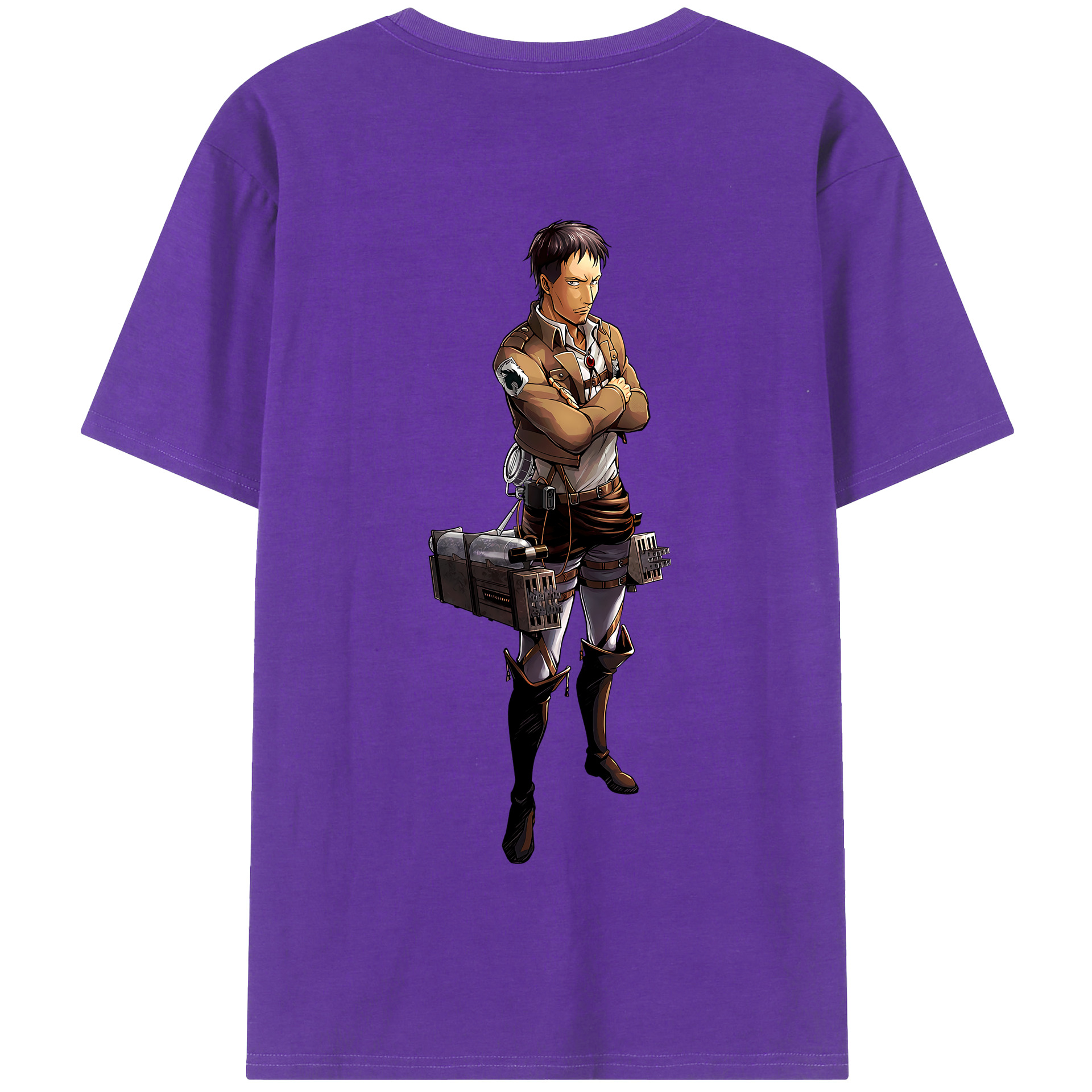 （画像用） 進撃の巨人 Attack on Titan 綿100％半袖Tシャツ（背面プリント）