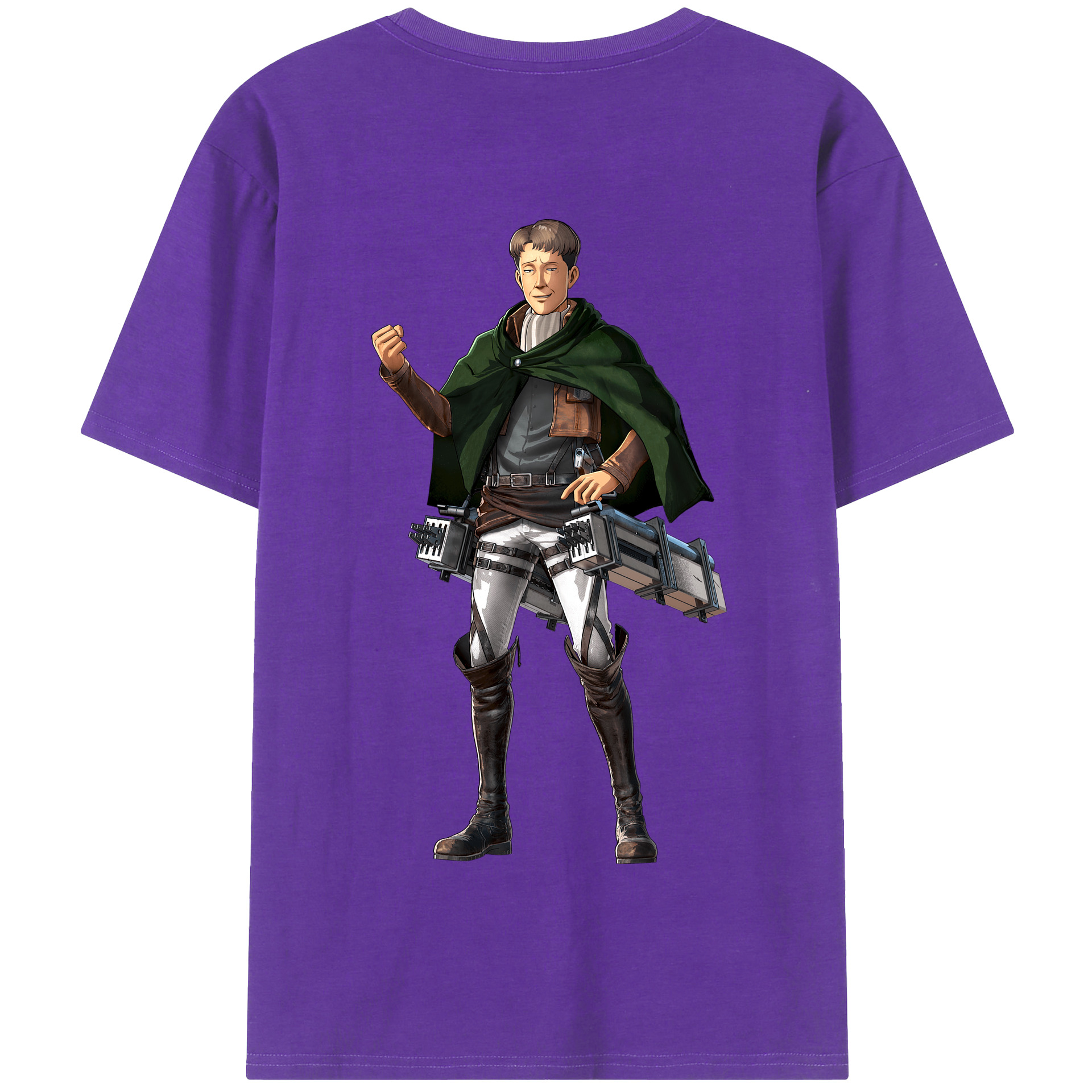 （画像用） 進撃の巨人 Attack on Titan 綿100％半袖Tシャツ（背面プリント）