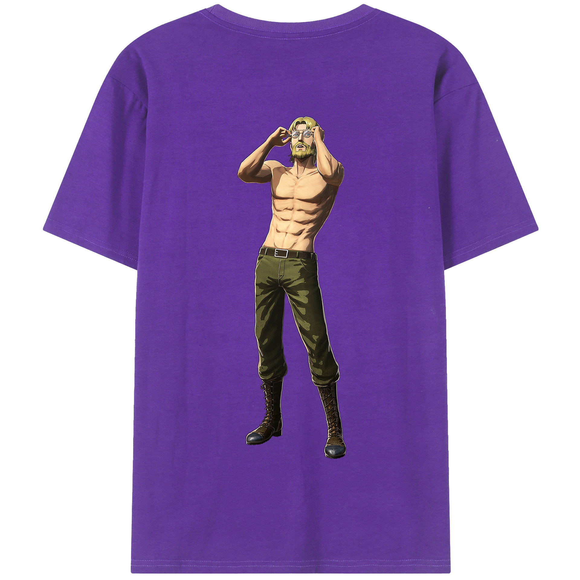 （画像用） 進撃の巨人 Attack on Titan 綿100％半袖Tシャツ（背面プリント）