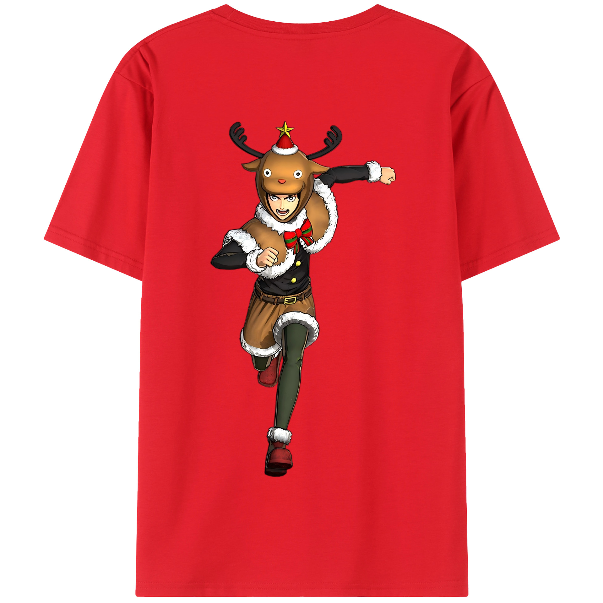 （画像用） 進撃の巨人 エレン･イェーガー Attack on Titan Eren Jäger 綿100％半袖Tシャツ（背面プリント）