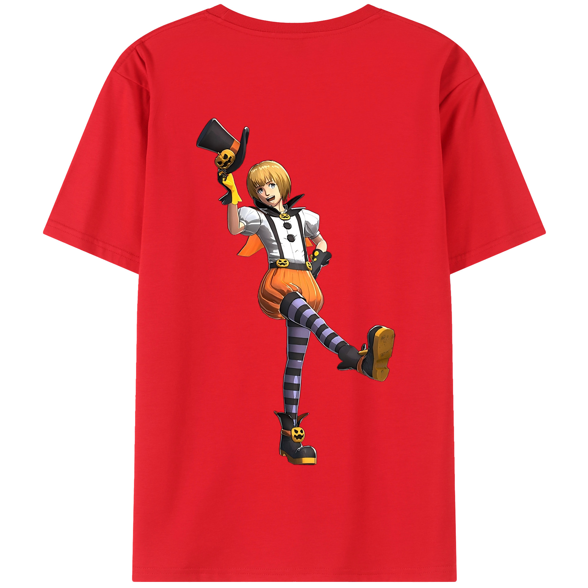 （画像用） 進撃の巨人 アルミン·アルレルト Attack on Titan Armin Arlert 綿100％半袖Tシャツ（背面プリント）