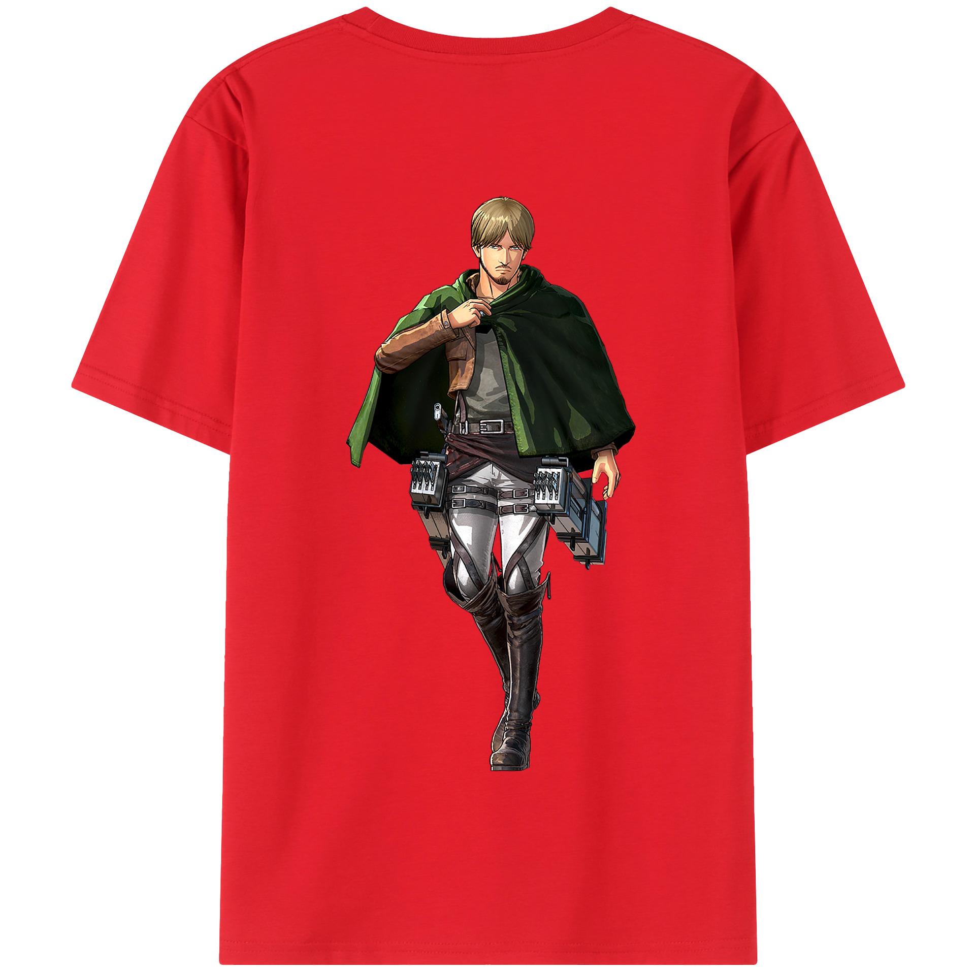 （画像用） 進撃の巨人 ミケ·ザカリアス Attack on Titan Mike Zakarius 綿100％半袖Tシャツ（背面プリント）