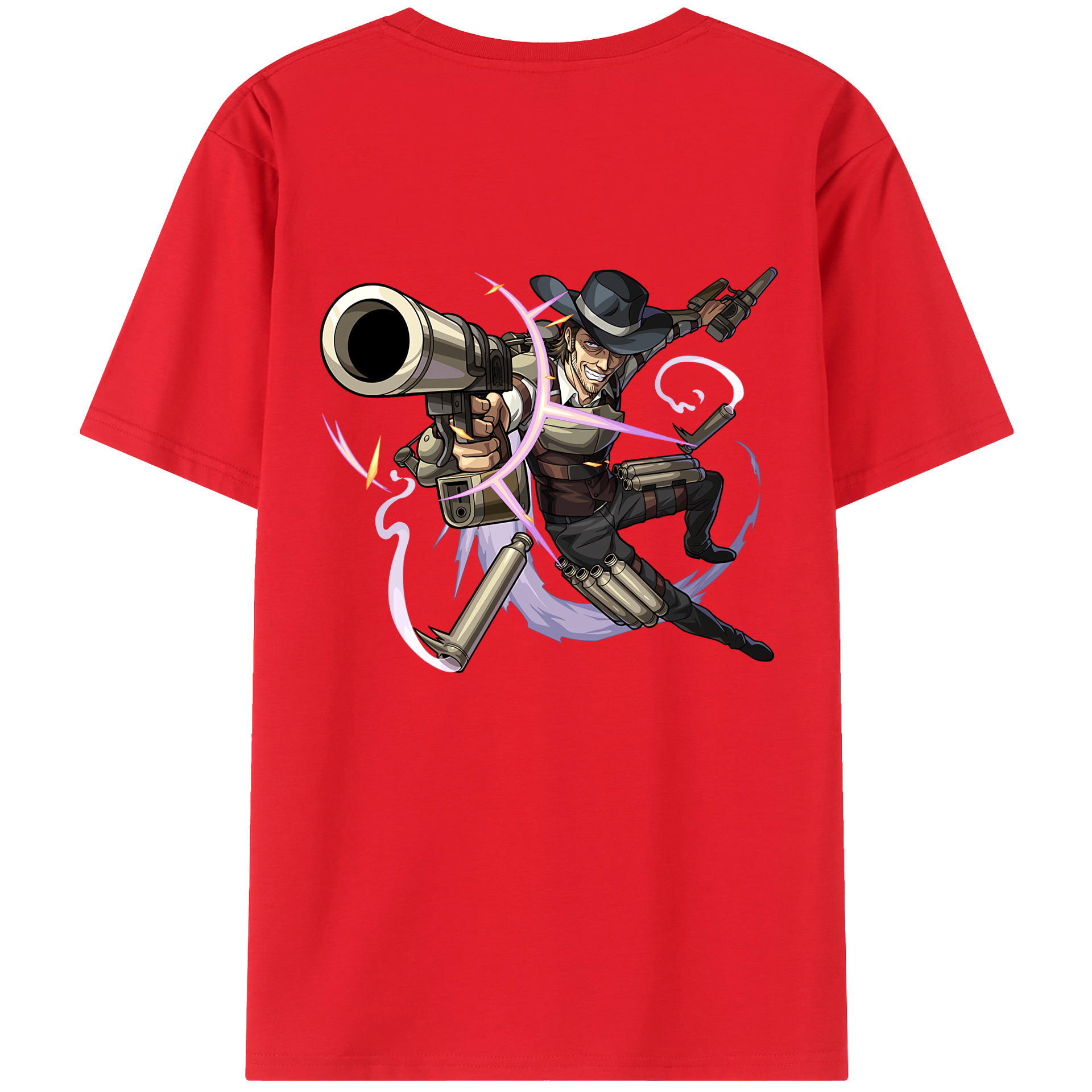 （画像用） 進撃の巨人 ケニー·アッカーマン Attack on Titan Kenny Ackerman 綿100％半袖Tシャツ（背面プリント）