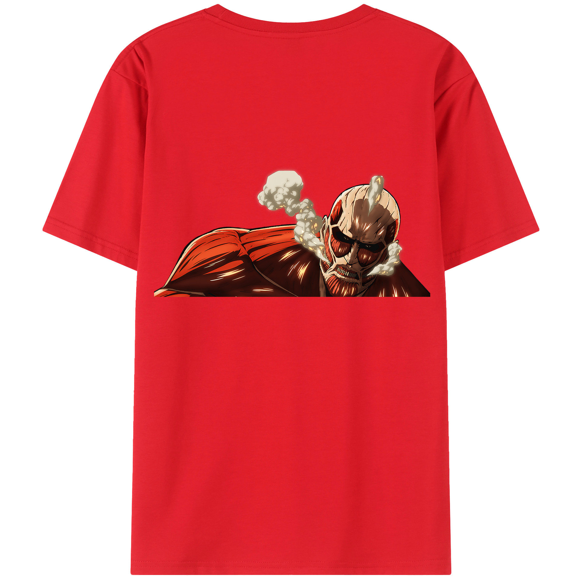 （画像用） 進撃の巨人 Attack on Titan 綿100％半袖Tシャツ（背面プリント）