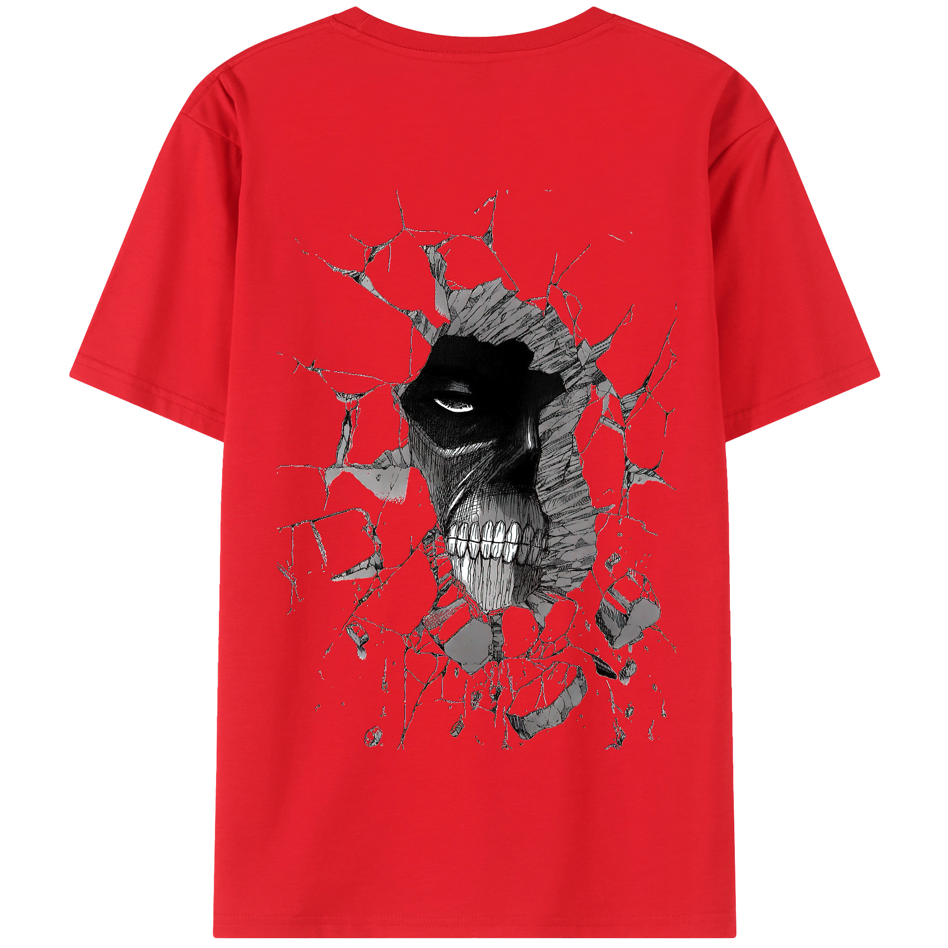 （画像用） 進撃の巨人 Attack on Titan 綿100％半袖Tシャツ（背面プリント）