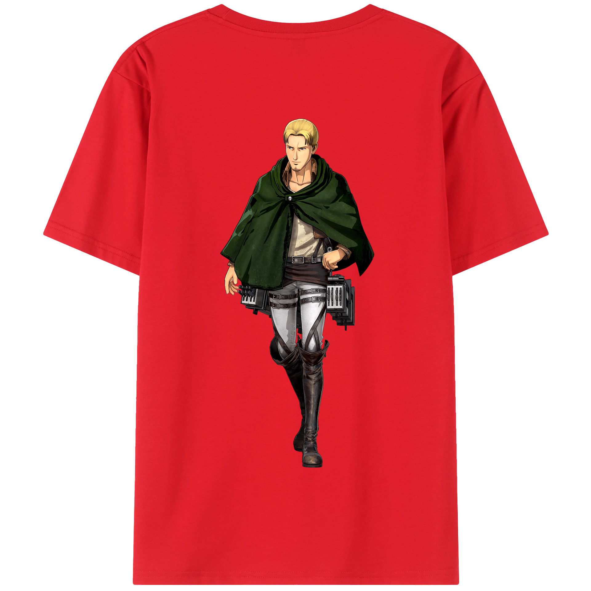 （画像用） 進撃の巨人 Attack on Titan 綿100％半袖Tシャツ（背面プリント）