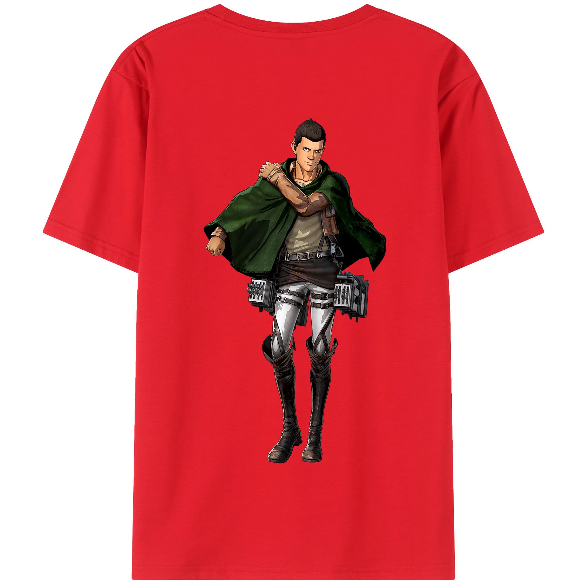 （画像用） 進撃の巨人 Attack on Titan 綿100％半袖Tシャツ（背面プリント）