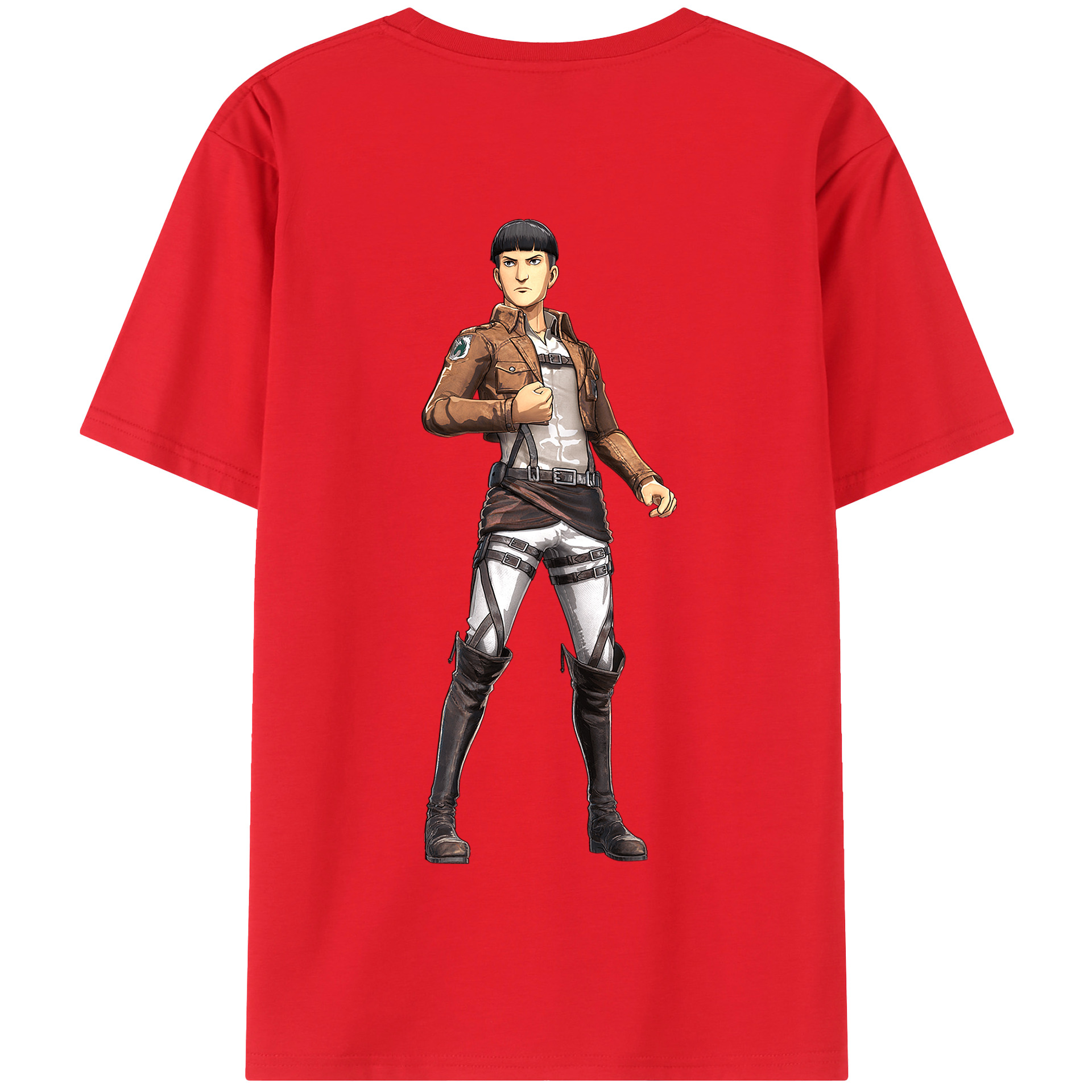 （画像用） 進撃の巨人 Attack on Titan 綿100％半袖Tシャツ（背面プリント）