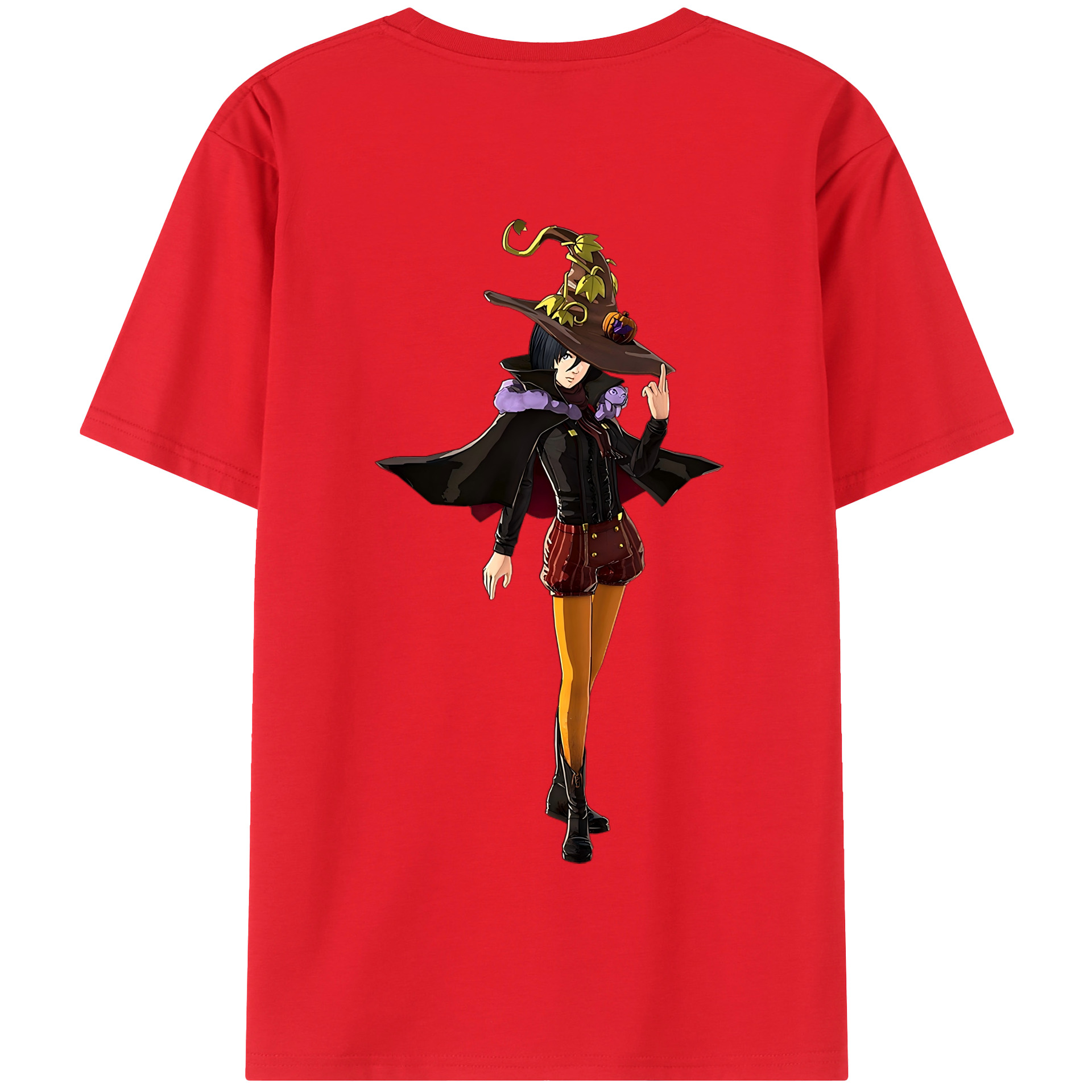 （画像用） 進撃の巨人 ミカサ·アッカーマン Attack on Titan Mikasa Ackerman 綿100％半袖Tシャツ（背面プリント）