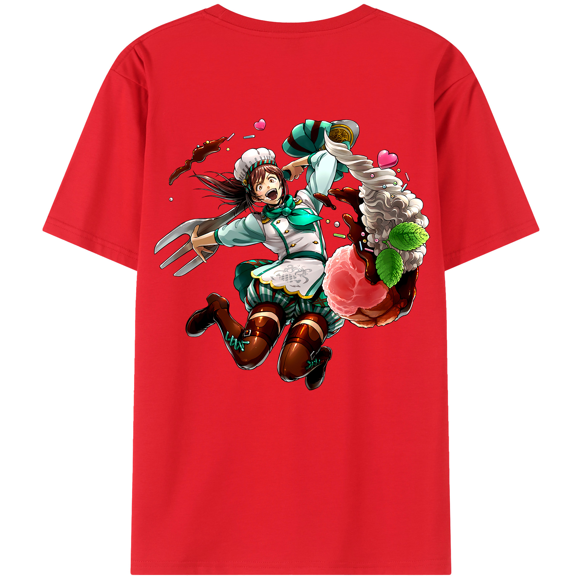 （画像用） 進撃の巨人 サシャ·ブラウス Attack on Titan Sasha Blaus 綿100％半袖Tシャツ（背面プリント）