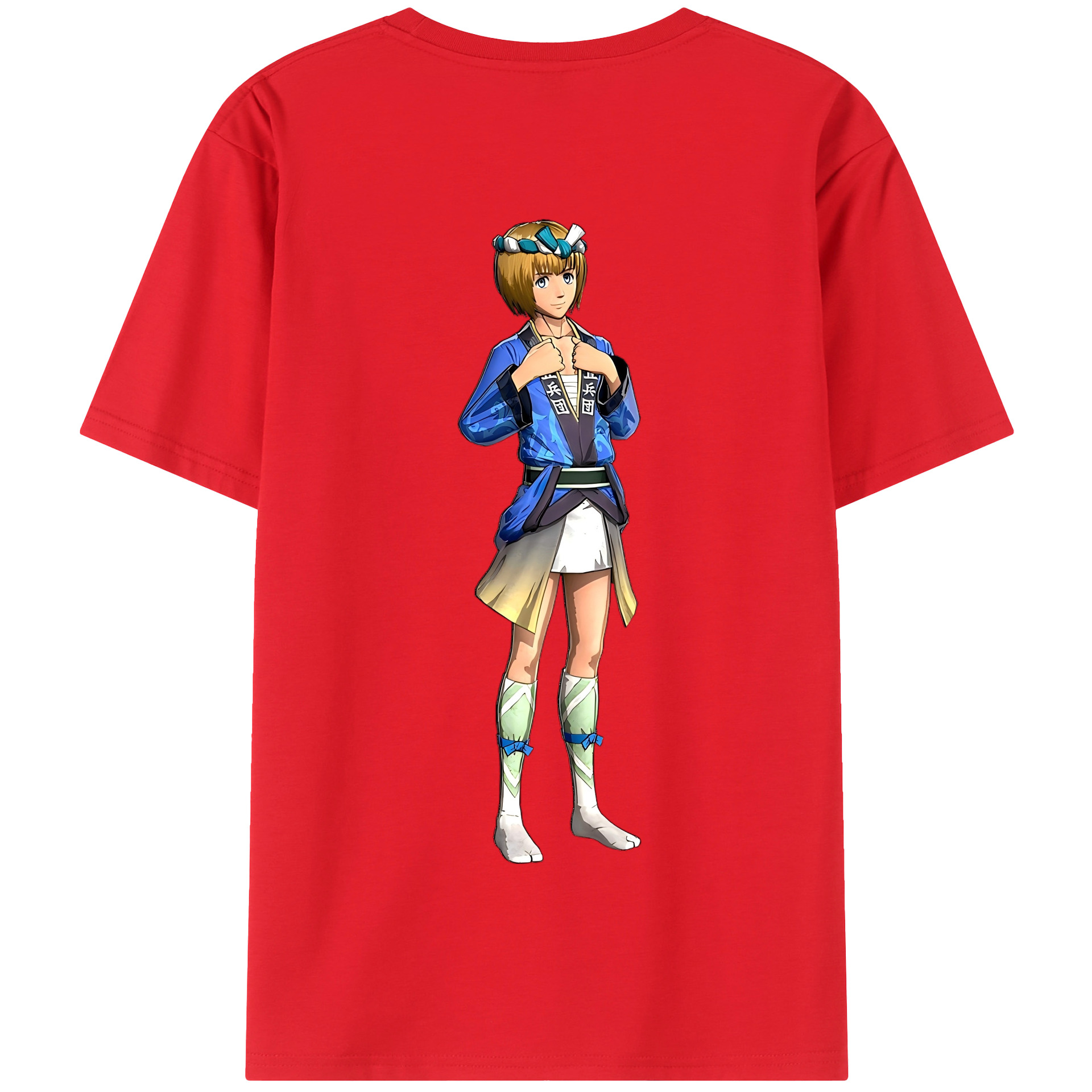 （画像用） 進撃の巨人 アルミン·アルレルト Attack on Titan Armin Arlert 綿100％半袖Tシャツ（背面プリント）