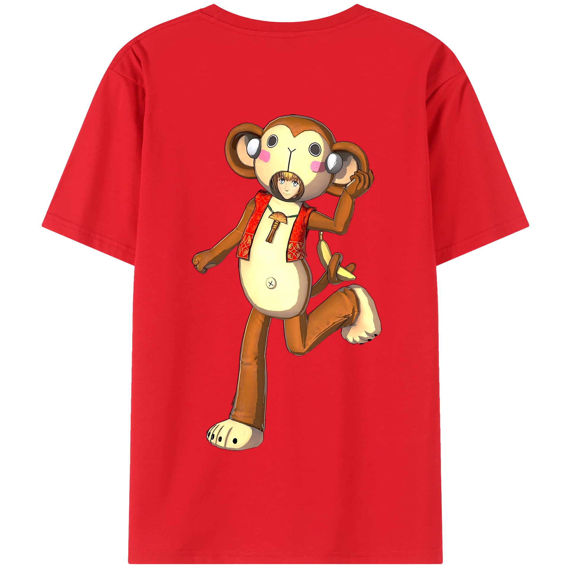 （画像用） 進撃の巨人 アルミン·アルレルト Attack on Titan Armin Arlert 綿100％半袖Tシャツ（背面プリント）