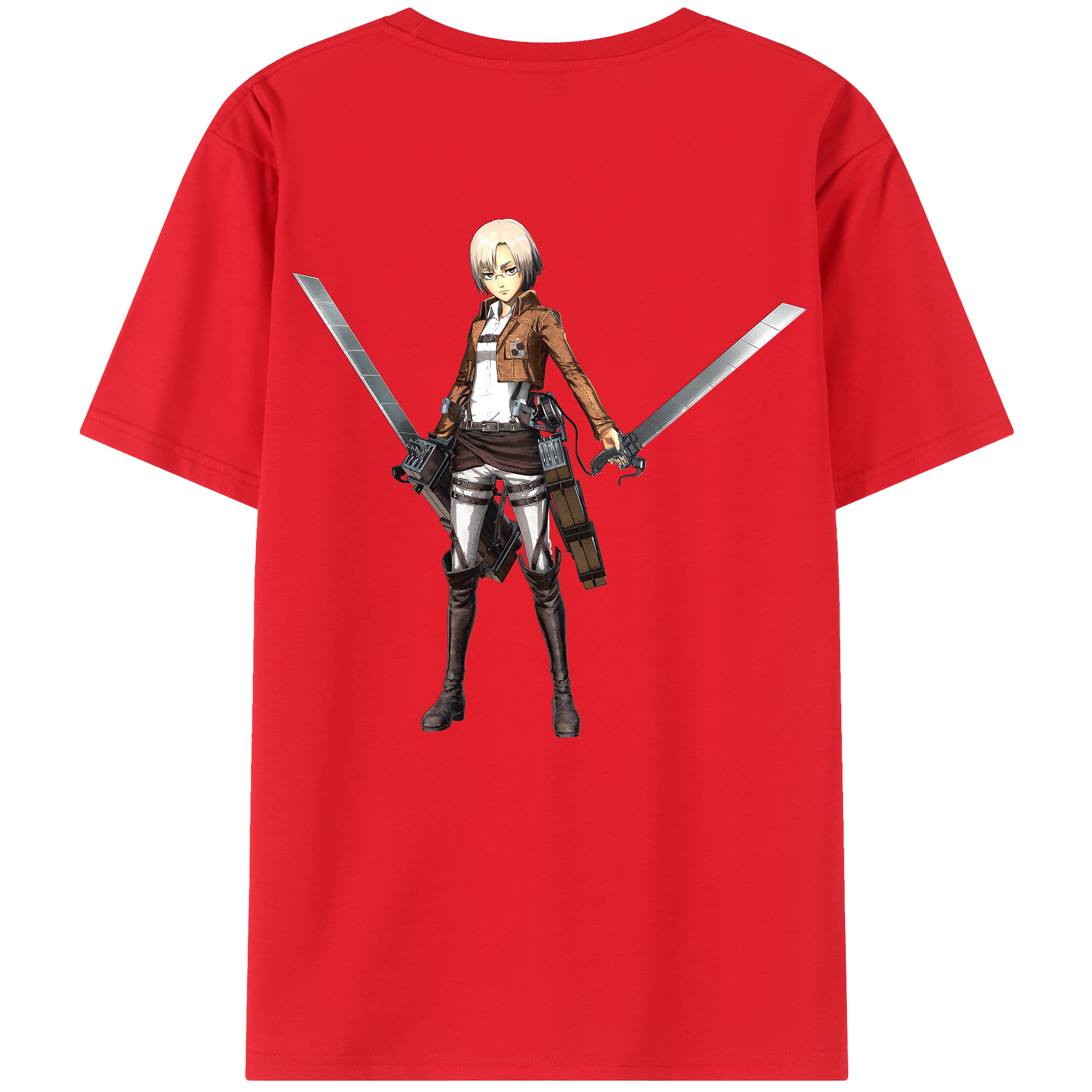 （画像用）  綿100％半袖Tシャツ（背面プリント）
