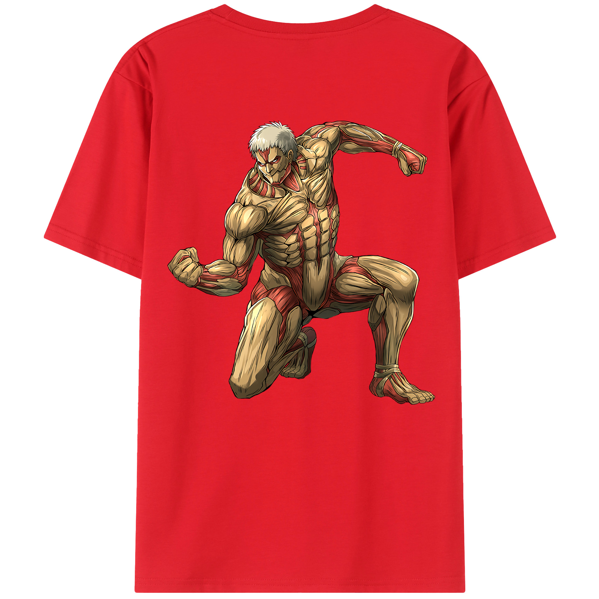 （画像用） 進撃の巨人 Attack on Titan 綿100％半袖Tシャツ（背面プリント）