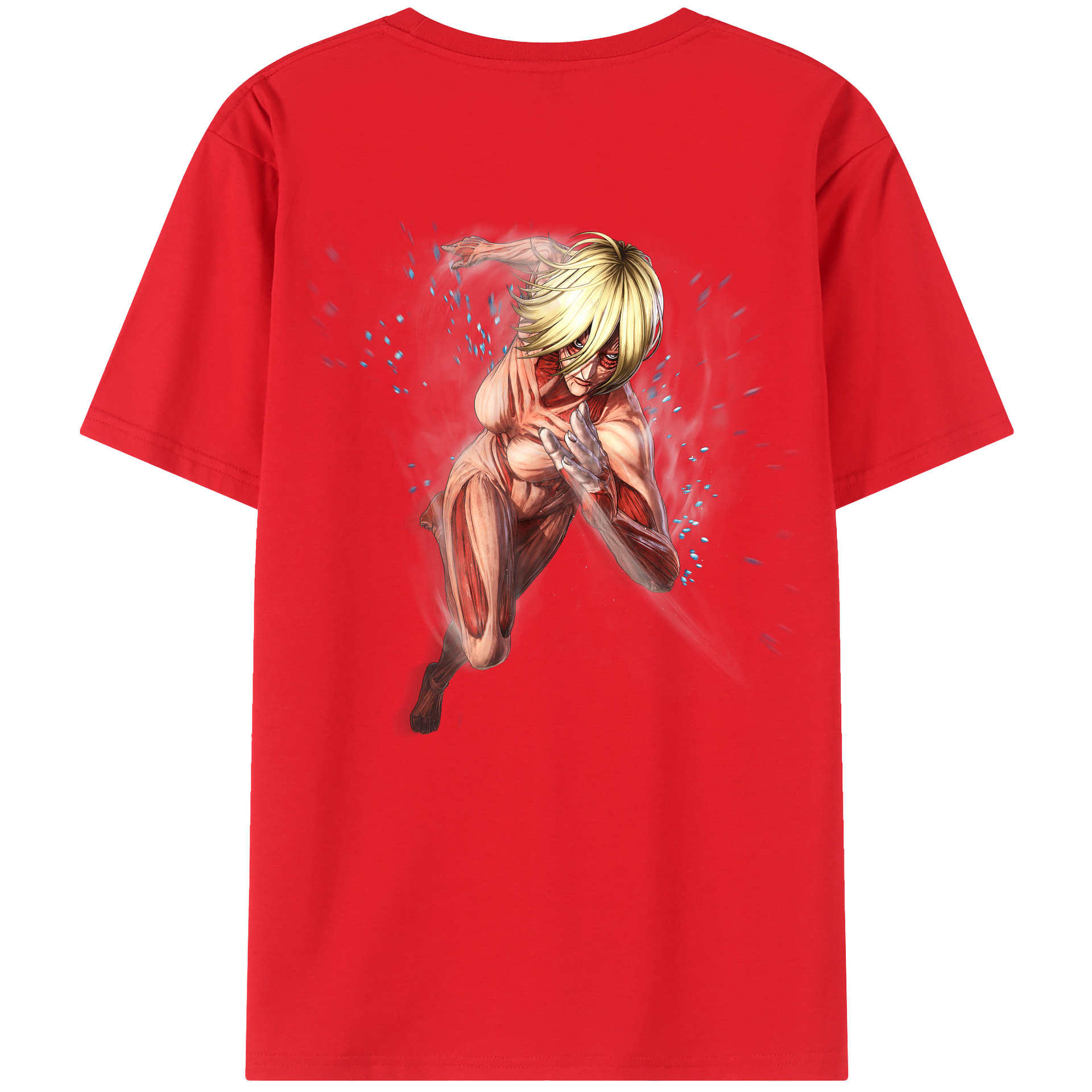 （画像用） 進撃の巨人 Attack on Titan 綿100％半袖Tシャツ（背面プリント）