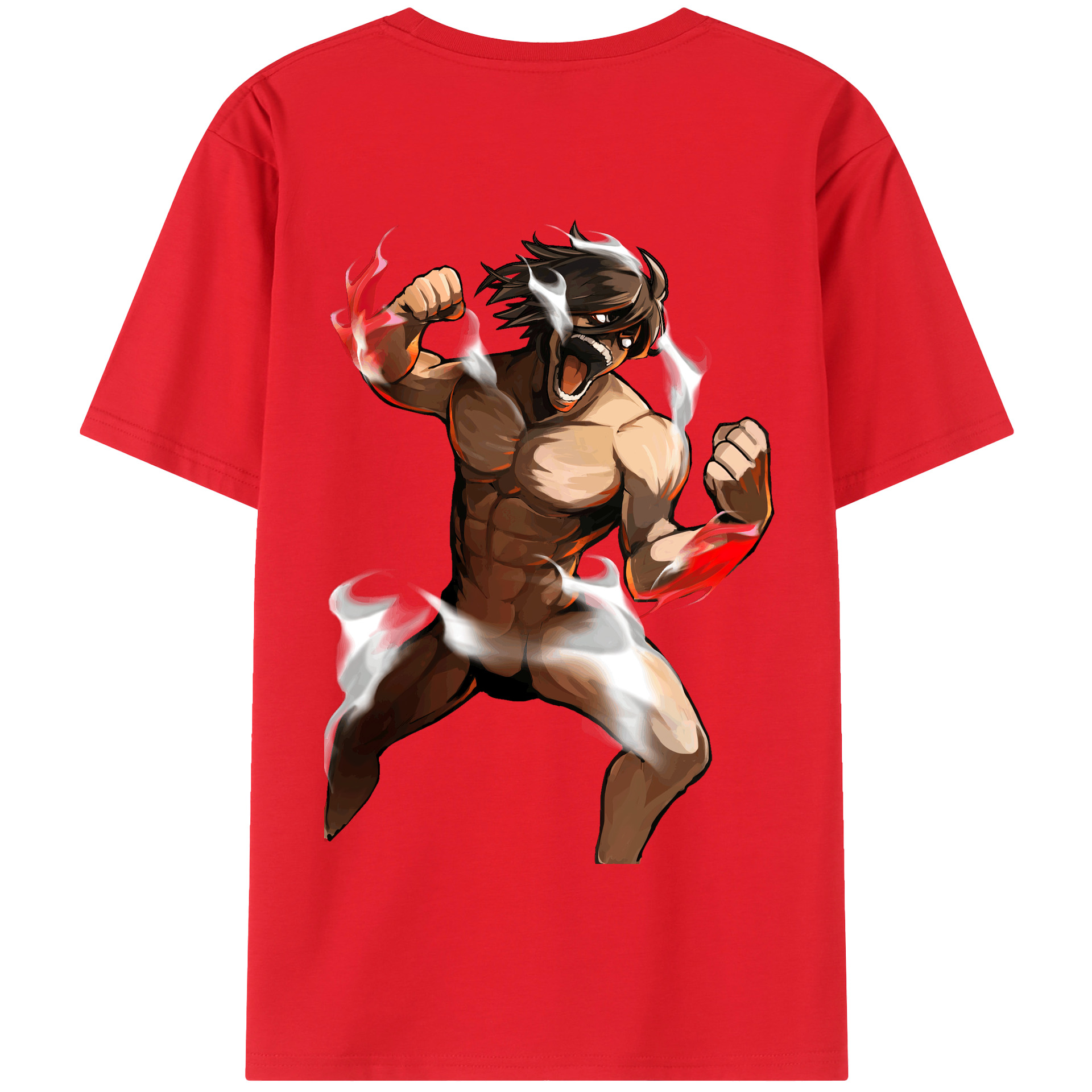 （画像用） 進撃の巨人 Attack on Titan 綿100％半袖Tシャツ（背面プリント）