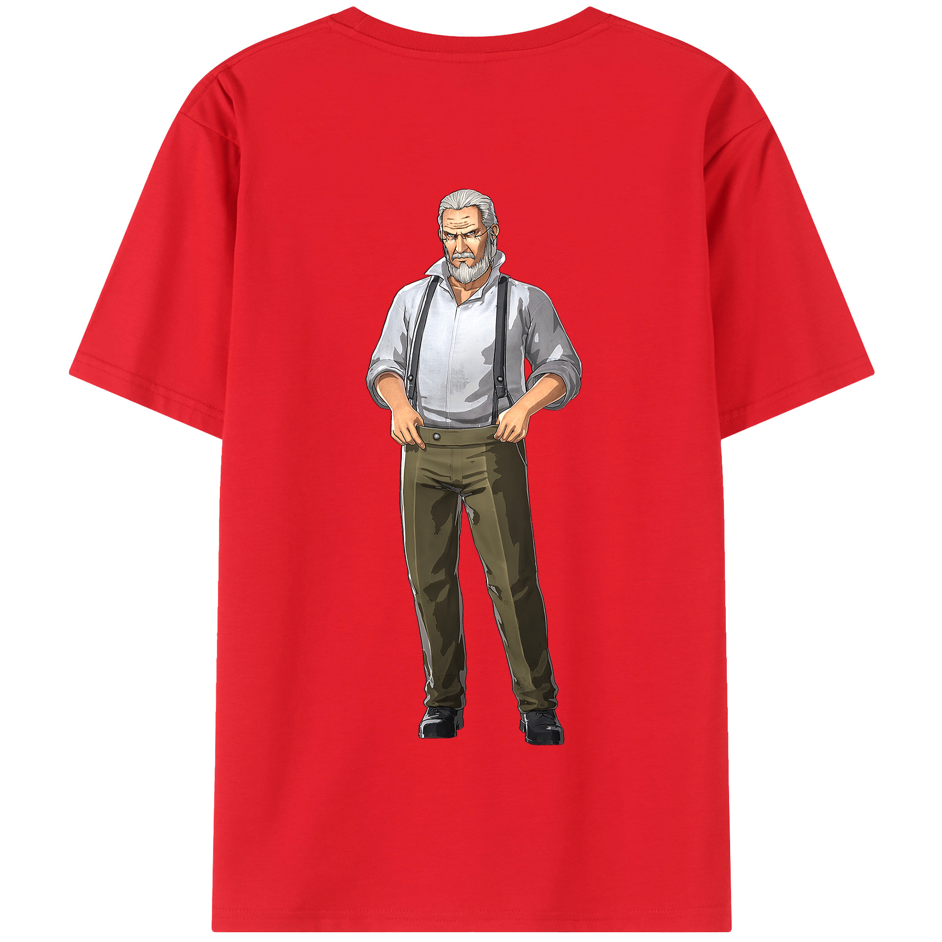 （画像用） 進撃の巨人 Attack on Titan 綿100％半袖Tシャツ（背面プリント）