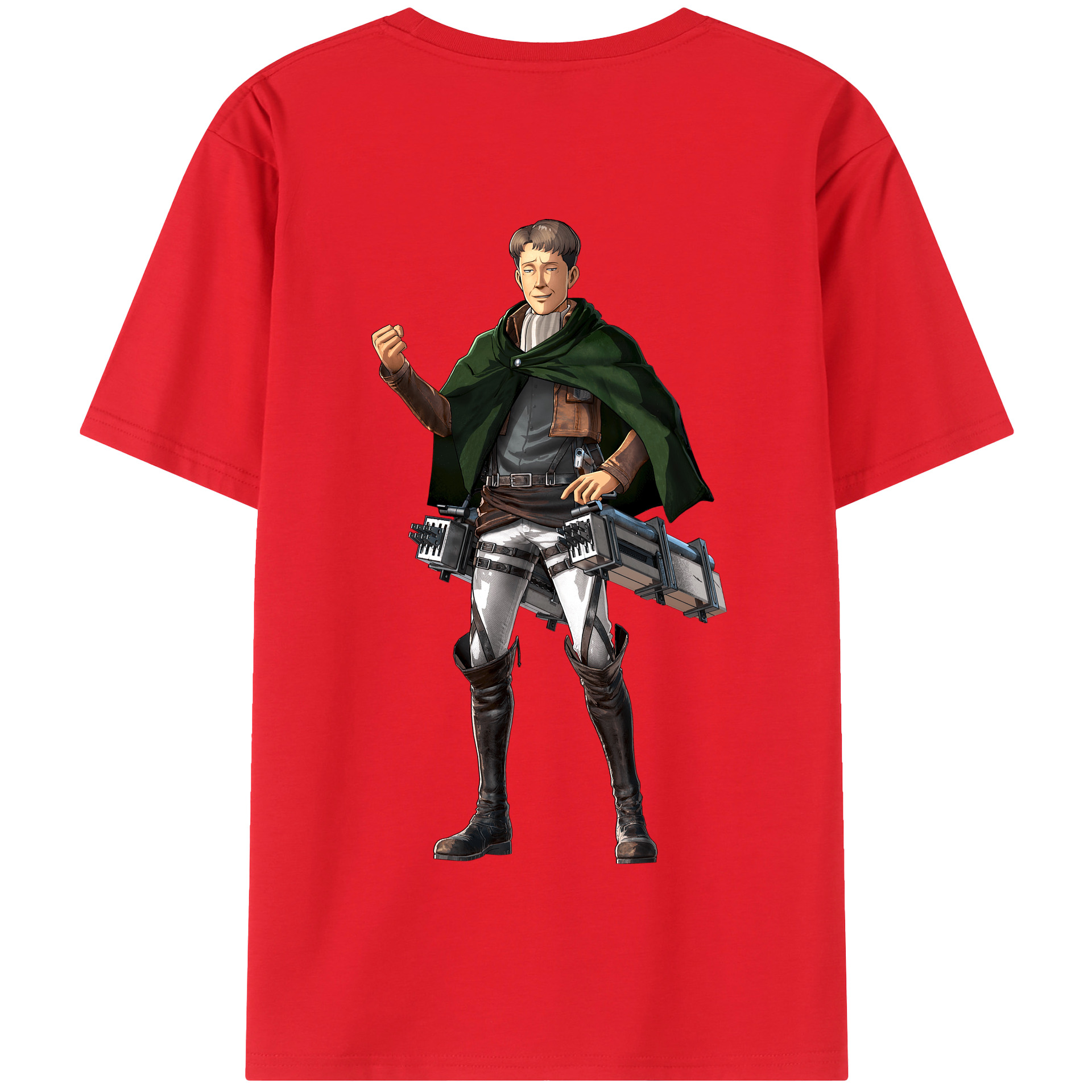 （画像用） 進撃の巨人 Attack on Titan 綿100％半袖Tシャツ（背面プリント）