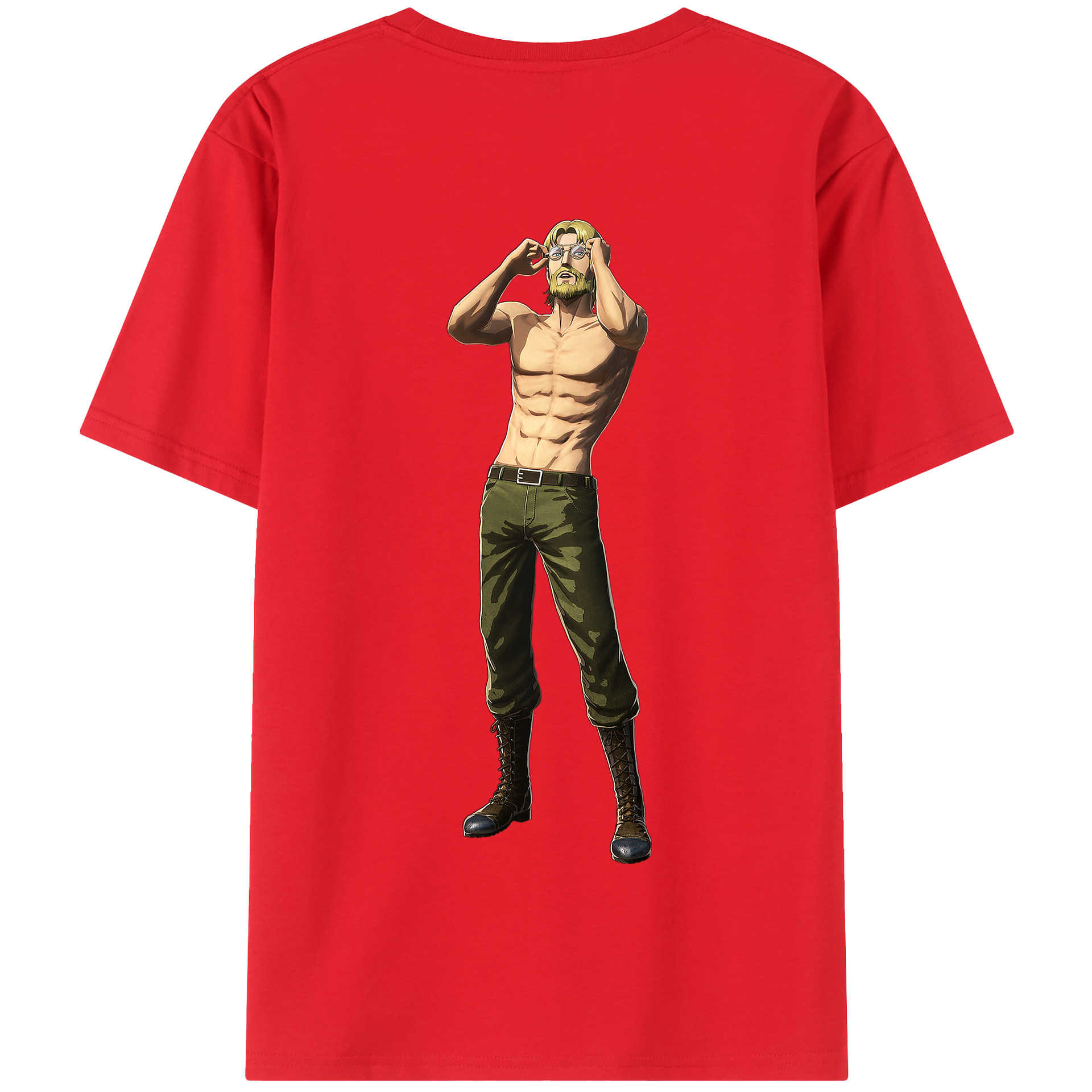 （画像用） 進撃の巨人 Attack on Titan 綿100％半袖Tシャツ（背面プリント）