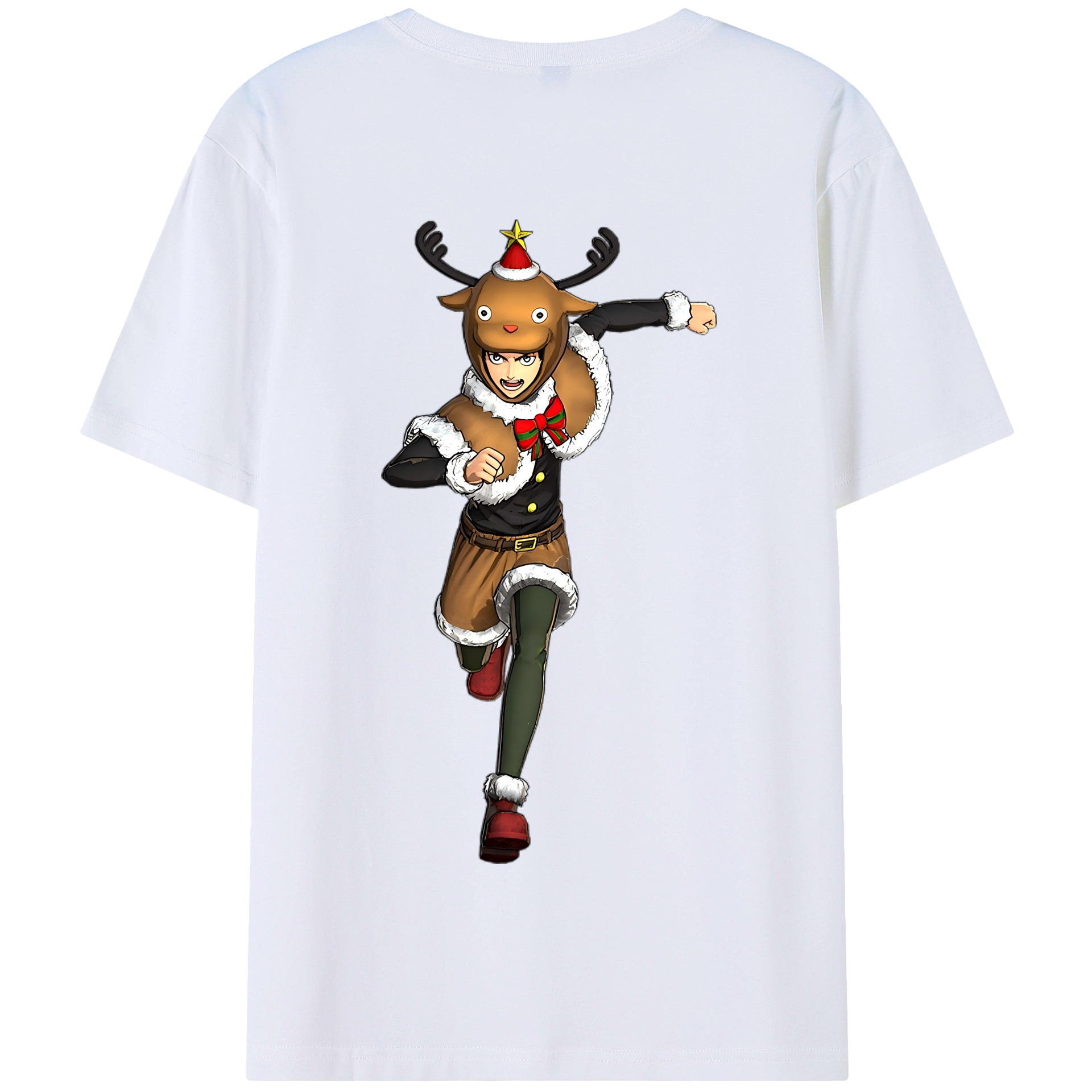（画像用） 進撃の巨人 エレン･イェーガー Attack on Titan Eren Jäger 綿100％半袖Tシャツ（背面プリント）