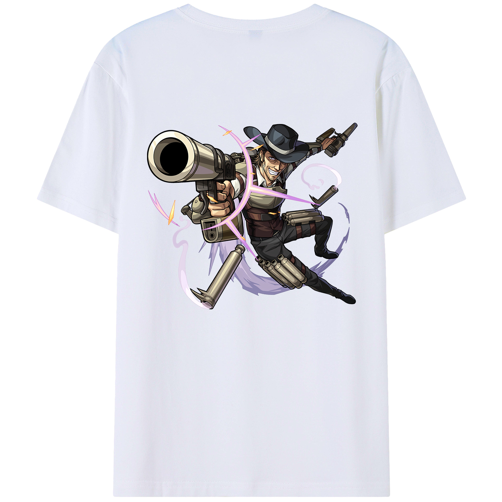 （画像用） 進撃の巨人 ケニー·アッカーマン Attack on Titan Kenny Ackerman 綿100％半袖Tシャツ（背面プリント）