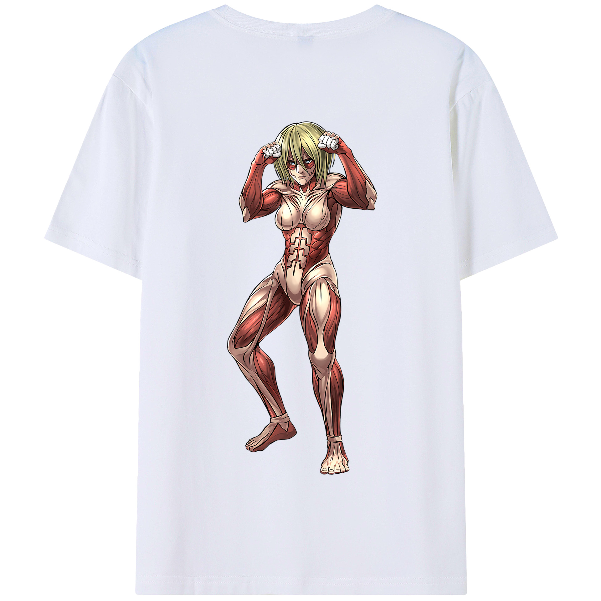 （画像用） 進撃の巨人 Attack on Titan 綿100％半袖Tシャツ（背面プリント）