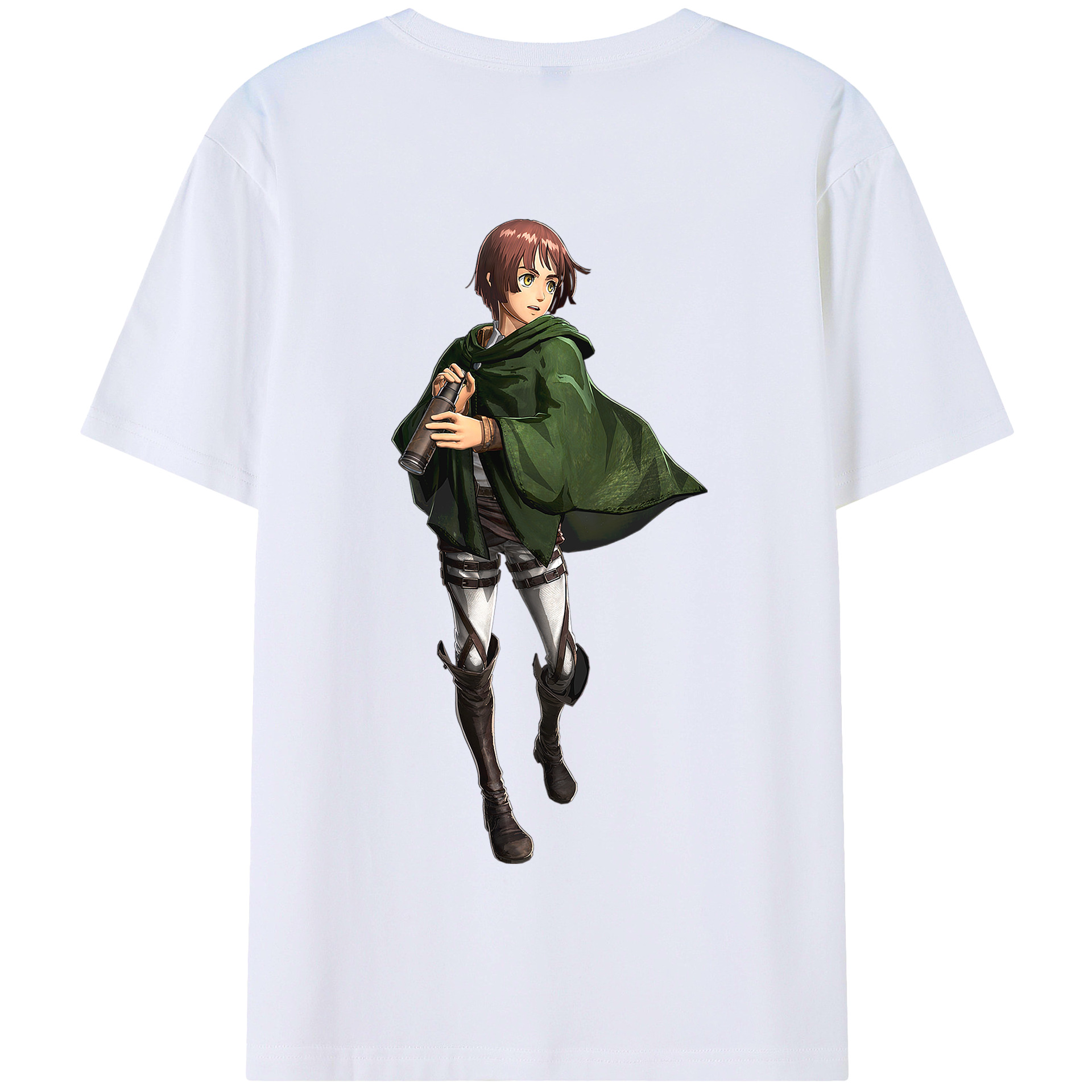 （画像用） 進撃の巨人 Attack on Titan 綿100％半袖Tシャツ（背面プリント）