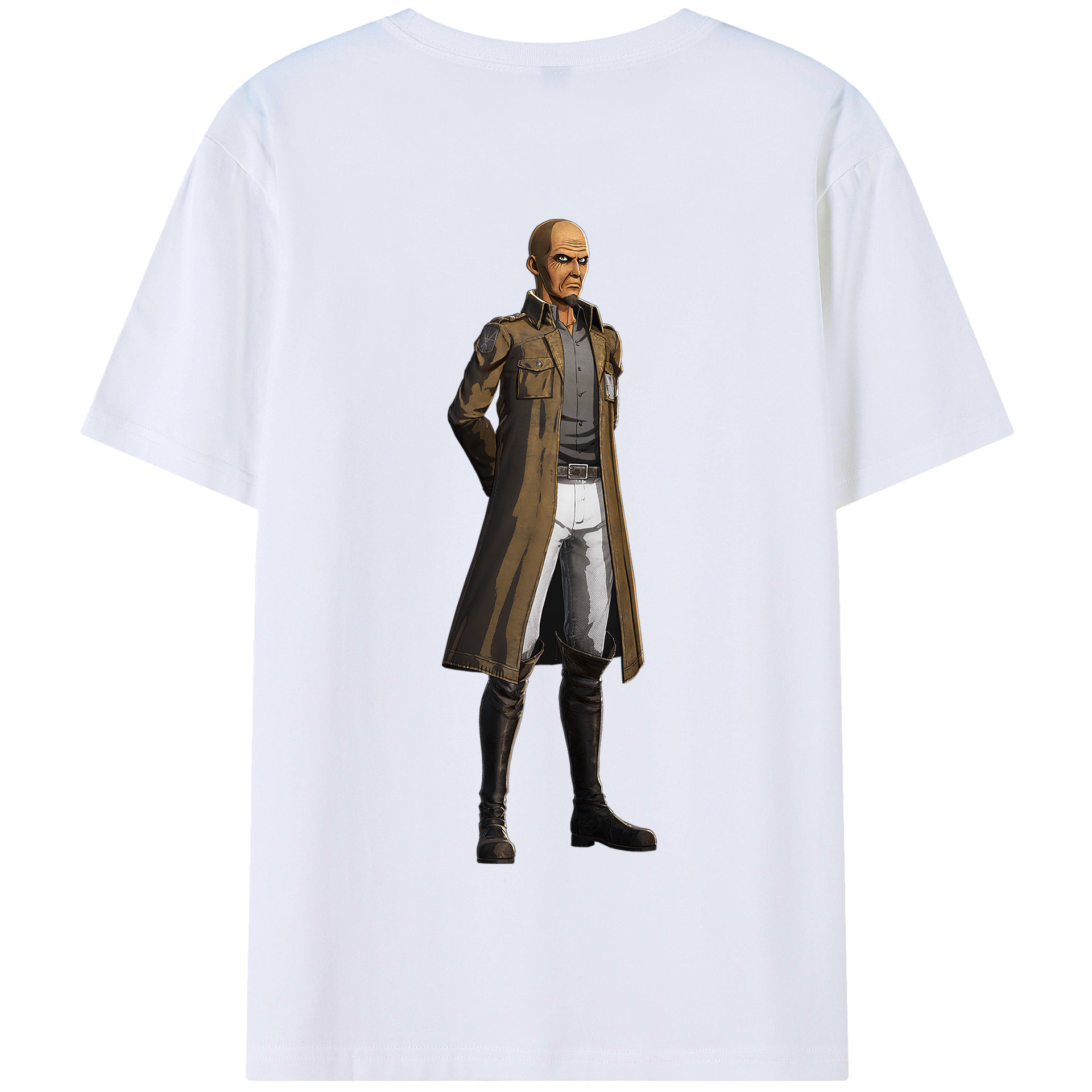 （画像用） 進撃の巨人 Attack on Titan 綿100％半袖Tシャツ（背面プリント）