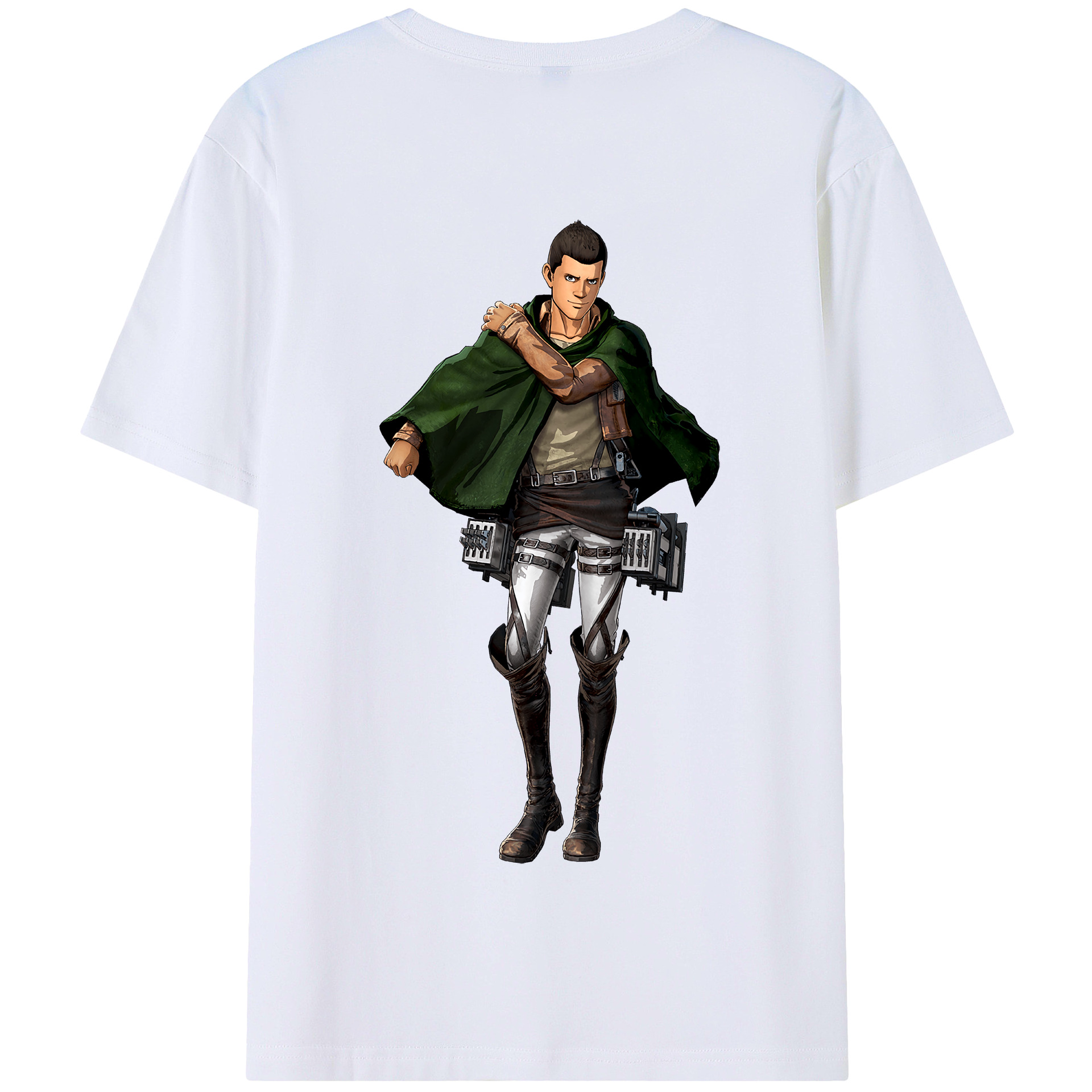 （画像用） 進撃の巨人 Attack on Titan 綿100％半袖Tシャツ（背面プリント）
