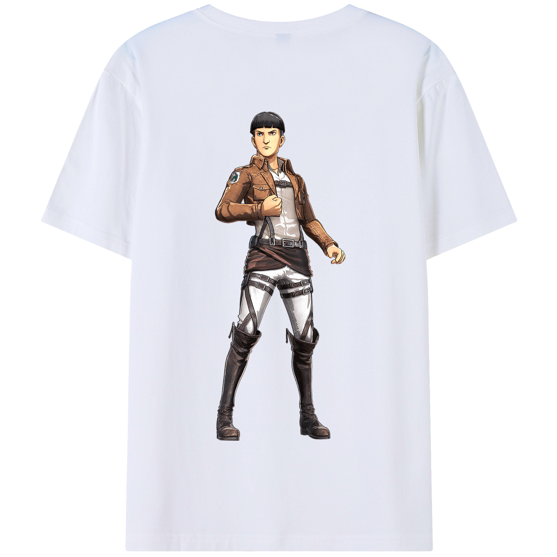 （画像用） 進撃の巨人 Attack on Titan 綿100％半袖Tシャツ（背面プリント）
