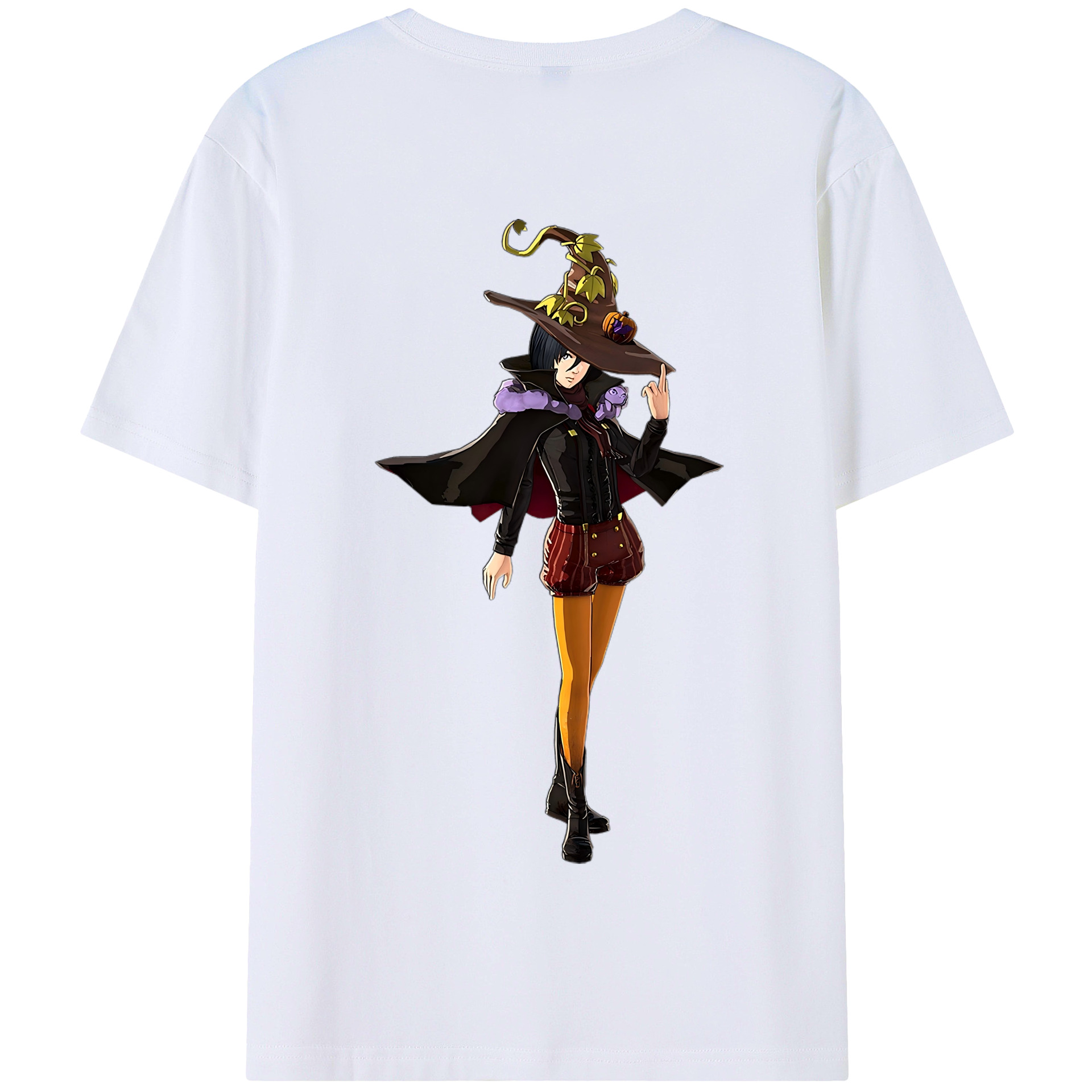 （画像用） 進撃の巨人 ミカサ·アッカーマン Attack on Titan Mikasa Ackerman 綿100％半袖Tシャツ（背面プリント）