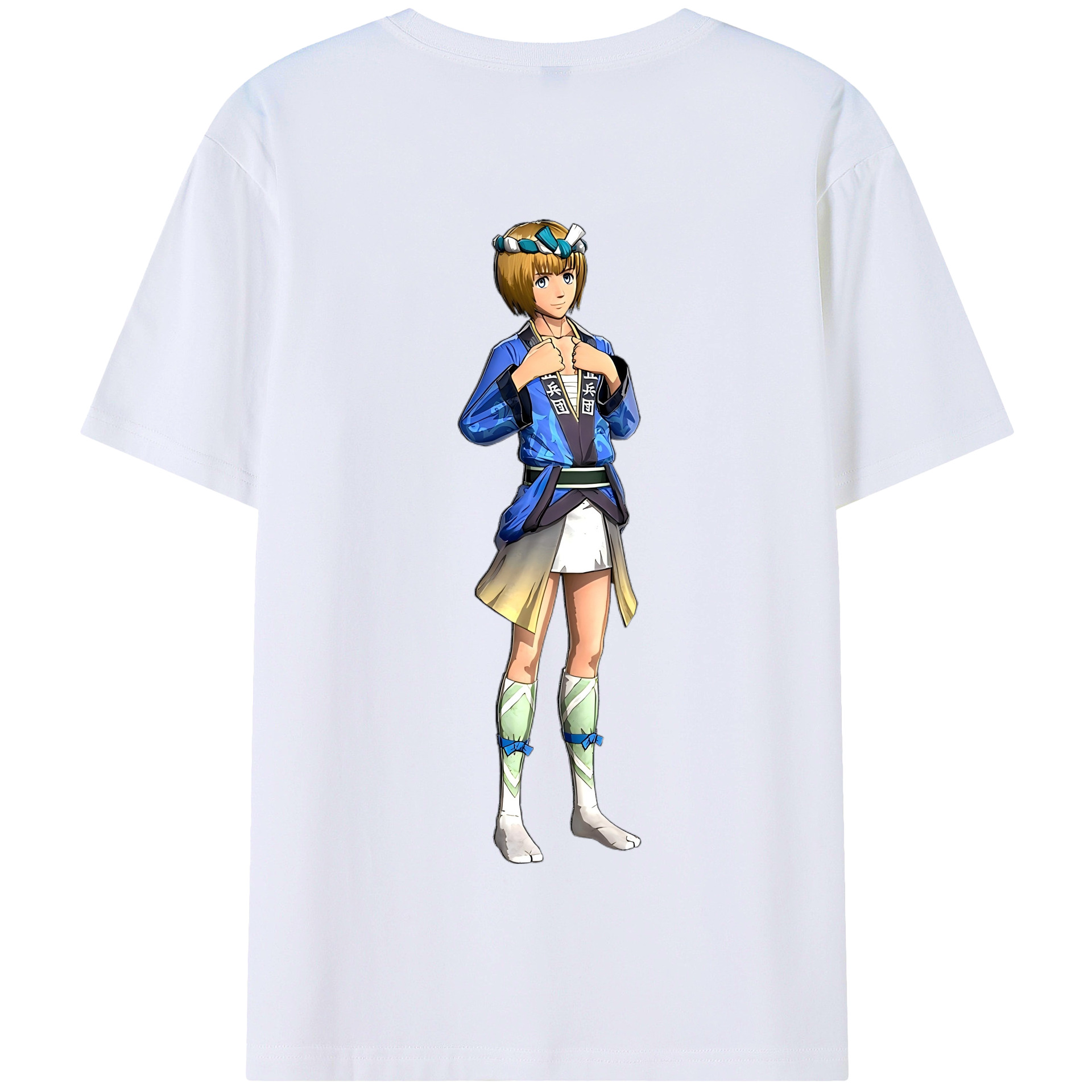 （画像用） 進撃の巨人 アルミン·アルレルト Attack on Titan Armin Arlert 綿100％半袖Tシャツ（背面プリント）